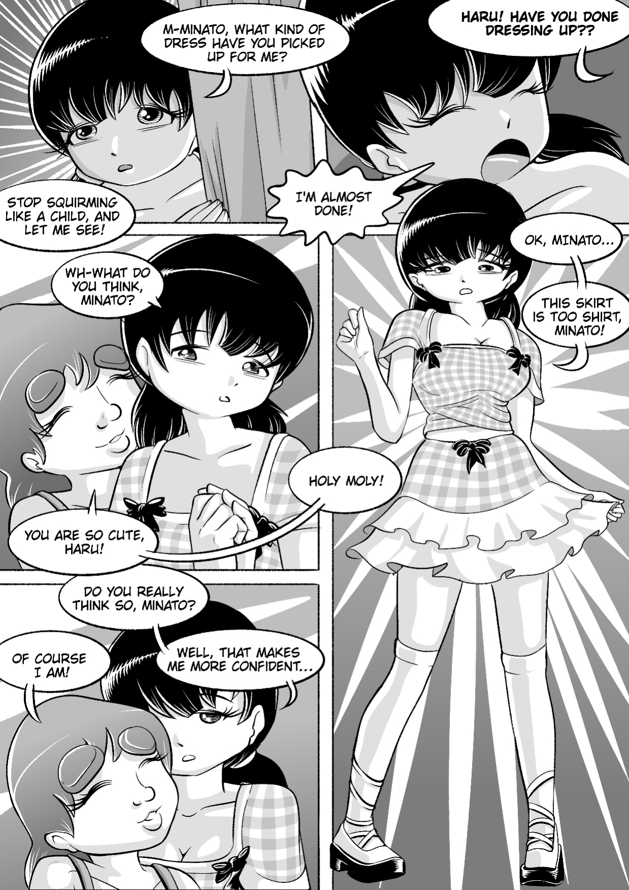 I tried female hormones to become a crossdresser Idol (black and white)