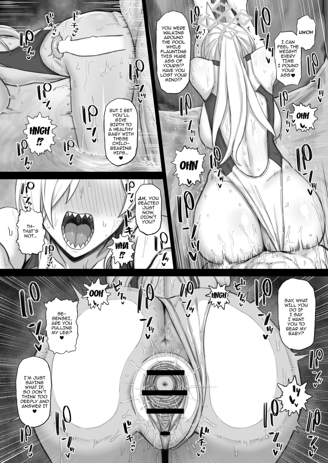 [Gomuhachi (Gomu)] Otona ga Seito ni Te o Dasu Wake... | That's Why An Adult Would Get With His Students... (Blue Archive)