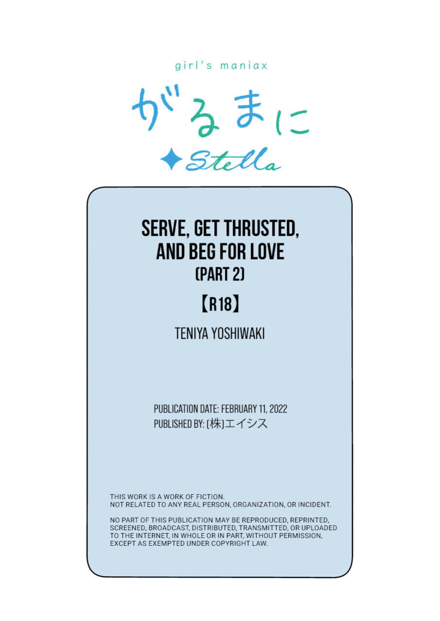 [Teniya Yoshiwaki] Tsukushite, Tsukarete, Ai ni Naku (Kouhen) | Serve, Get Thrusted and Beg for Love (Part 2) [R18 Ban] {Ban Linh}