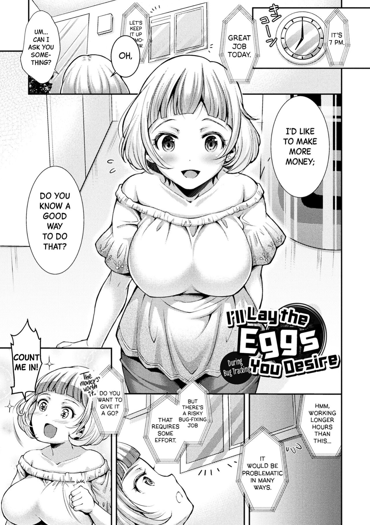 [SHUKO] Onozomi no Tamago Umimasu - Bagu Chekku de | I'll Lay The Eggs You Desire During Bug Tracking (Triangle Acme) [Black Grimoires]