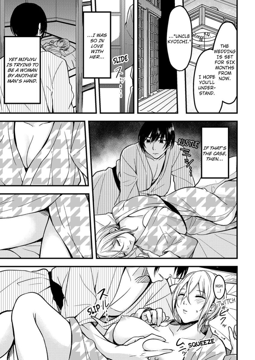 [Ajino Hiraki] Onegai… Mou, Ikasenaide… Shiki no Zenjitsu made Toshishita no Oji ni Dakare Tsuzuketa Watashi wa… 1-4 | Please… Don't Make Me Come Anymore… I Was Continuously Bedded by My Younger Uncle Until the Day Before My Wedding… 1-4
