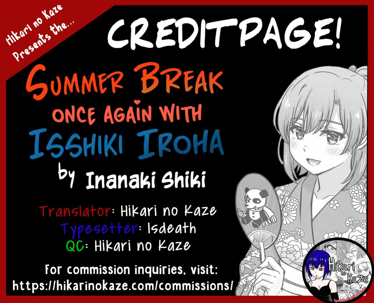 (COMIC1☆23) [studio A (Inanaki Shiki)] Isshiki Iroha to Mou Ichido Natsuyasumi. - Iroha's days of summer are many sex next year. (Yahari Ore no Seishun Love Come wa Machigatteiru.) [Hikarinokaze]