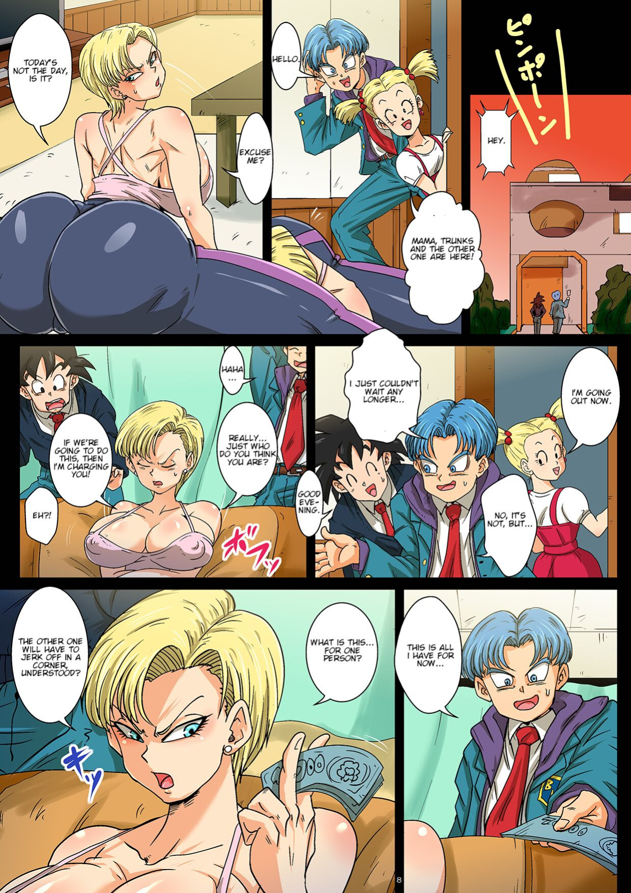 [Yuzuponz (Rikka Kai] Hokago wa 18-gou Sanchi de Sex Sammai | Having SEX at No.18-san's House After School (Dragon Ball Super) [greengrasstree]