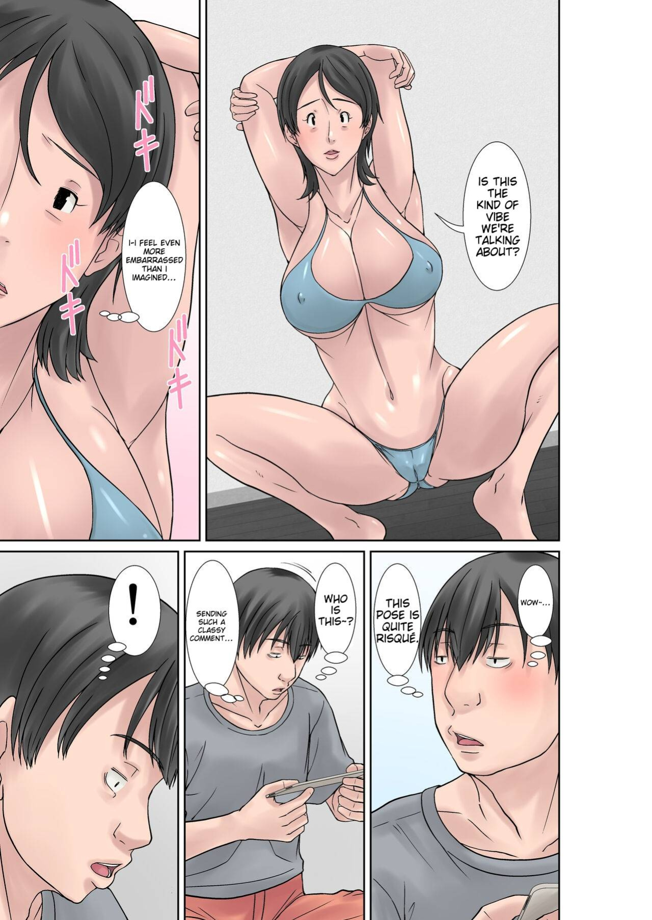 [Hoyoyodou] Kora! Anta Hahaoya o Kudoite Nani Shiyoutte Iu no! ~Katsuo Hitorigurashi Hen~ Sono 4 | Seducing My Mother [ENGLISH] (unofficial)