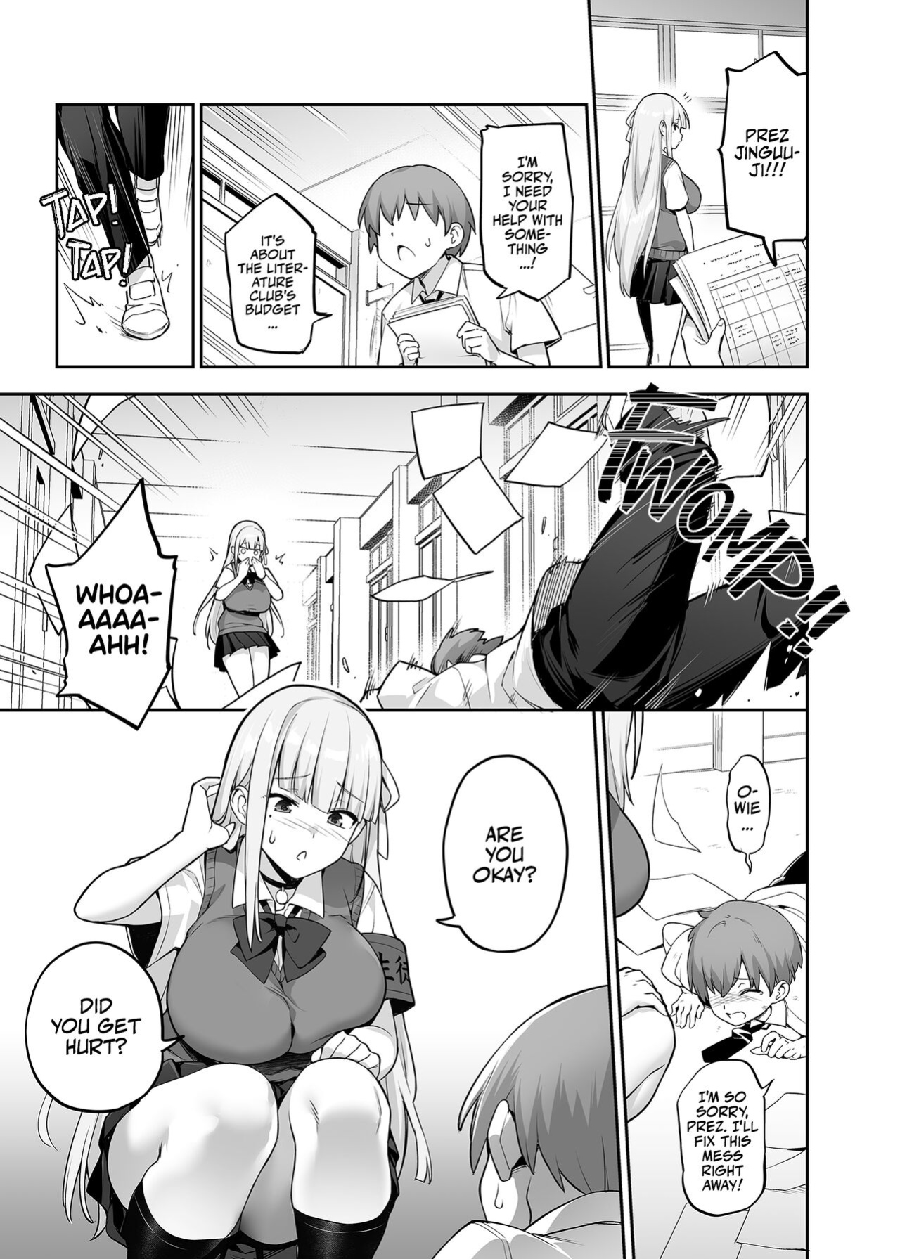 [TRY] Akogare no Seitokaichou ga Kyonyuu Sugiru Ken | Our Beloved School Prez's TITS are too BIG! [Team Rabu2]