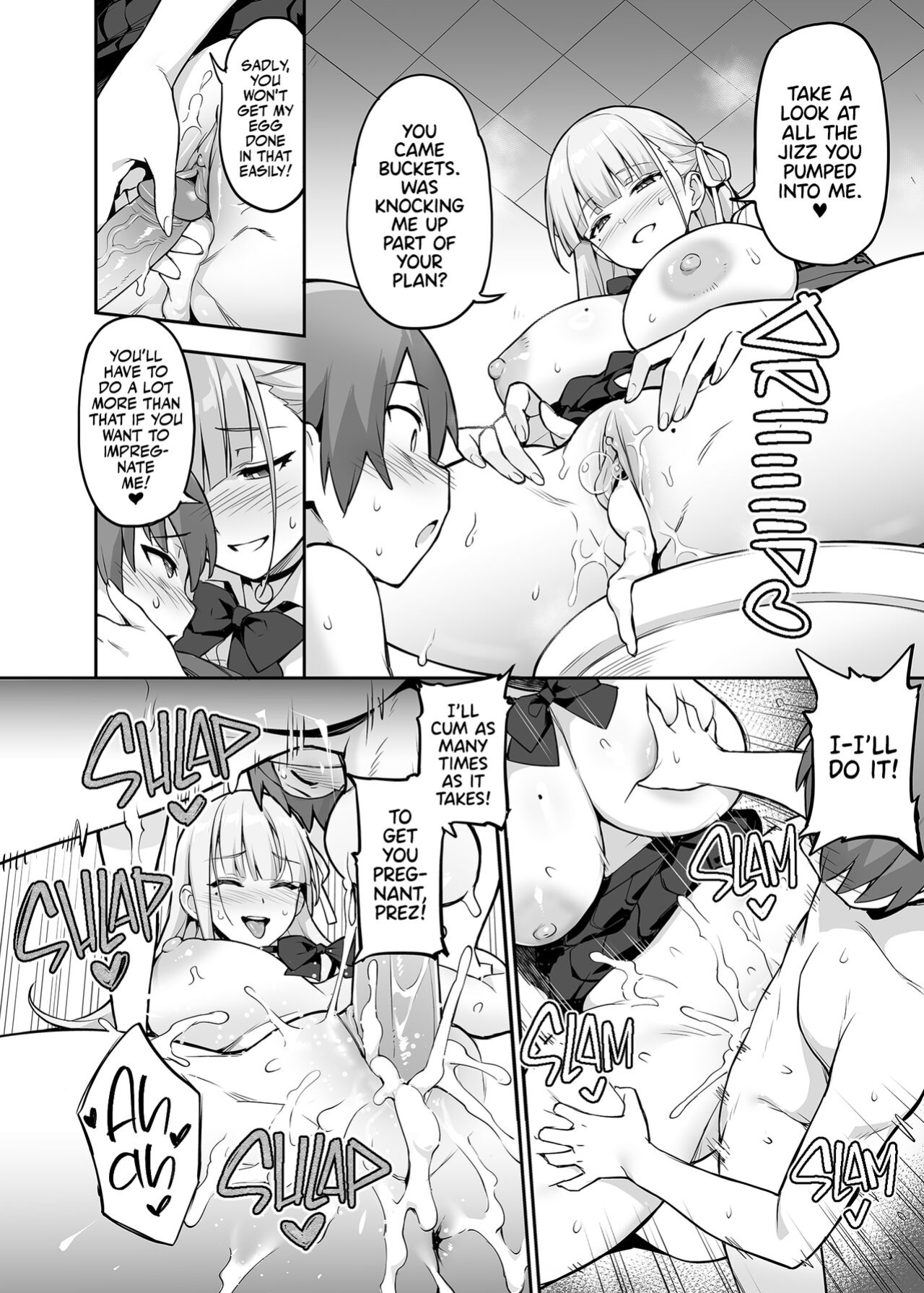 [TRY] Akogare no Seitokaichou ga Kyonyuu Sugiru Ken | Our Beloved School Prez's TITS are too BIG! [Team Rabu2]