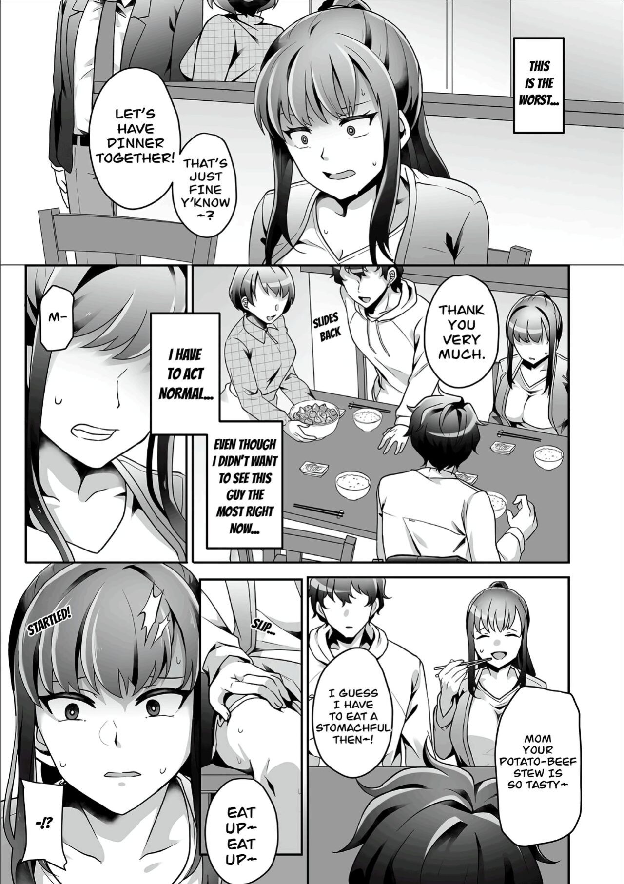 [Sake-chan] Haha ga Saikon shitara Gikei ga Chou Kuzu na Motokare datta "Kazoku dakedo Yarasete yo w" (1) [CarlJPTL]