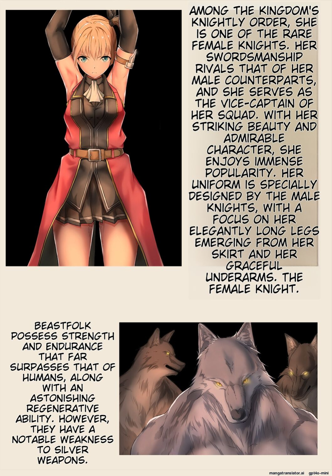 Hardship of a Knightess who Fell Captive to Beastmen