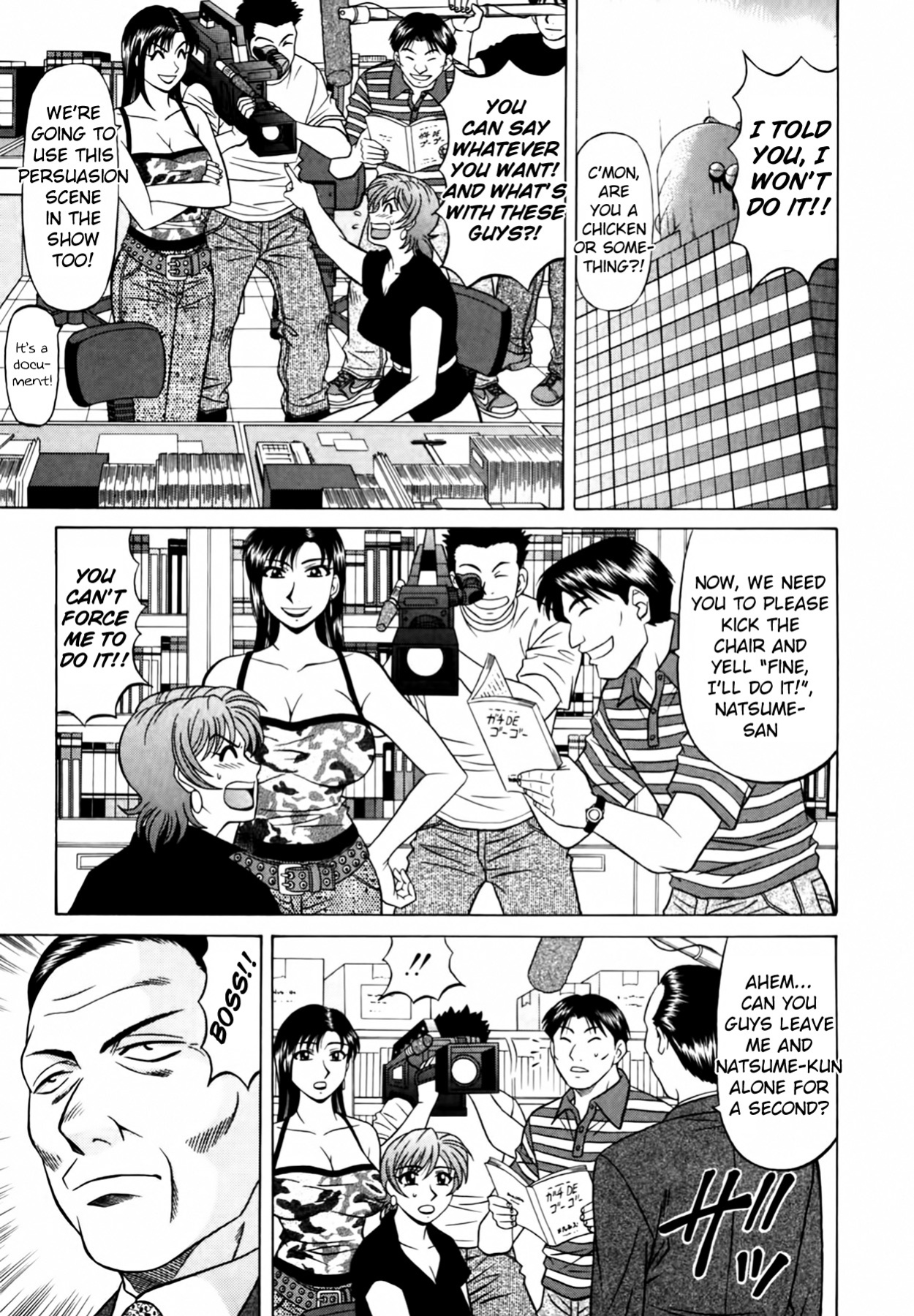 [Ozaki Akira] Caster Natsume Reiko no Yuuwaku Vol. 3 Ch.1-7