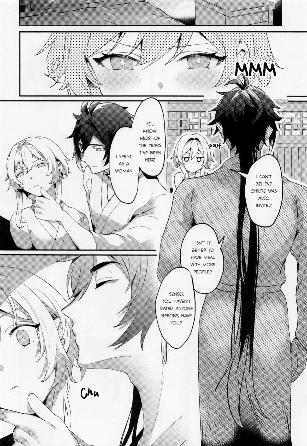 (Kami no Eichi 8) [Kadutikiya (Kaduki)] Renai Shoshinsha Rokusen-nen | To the inexperienced 6000 year old you (Genshin Impact) [Nihility]