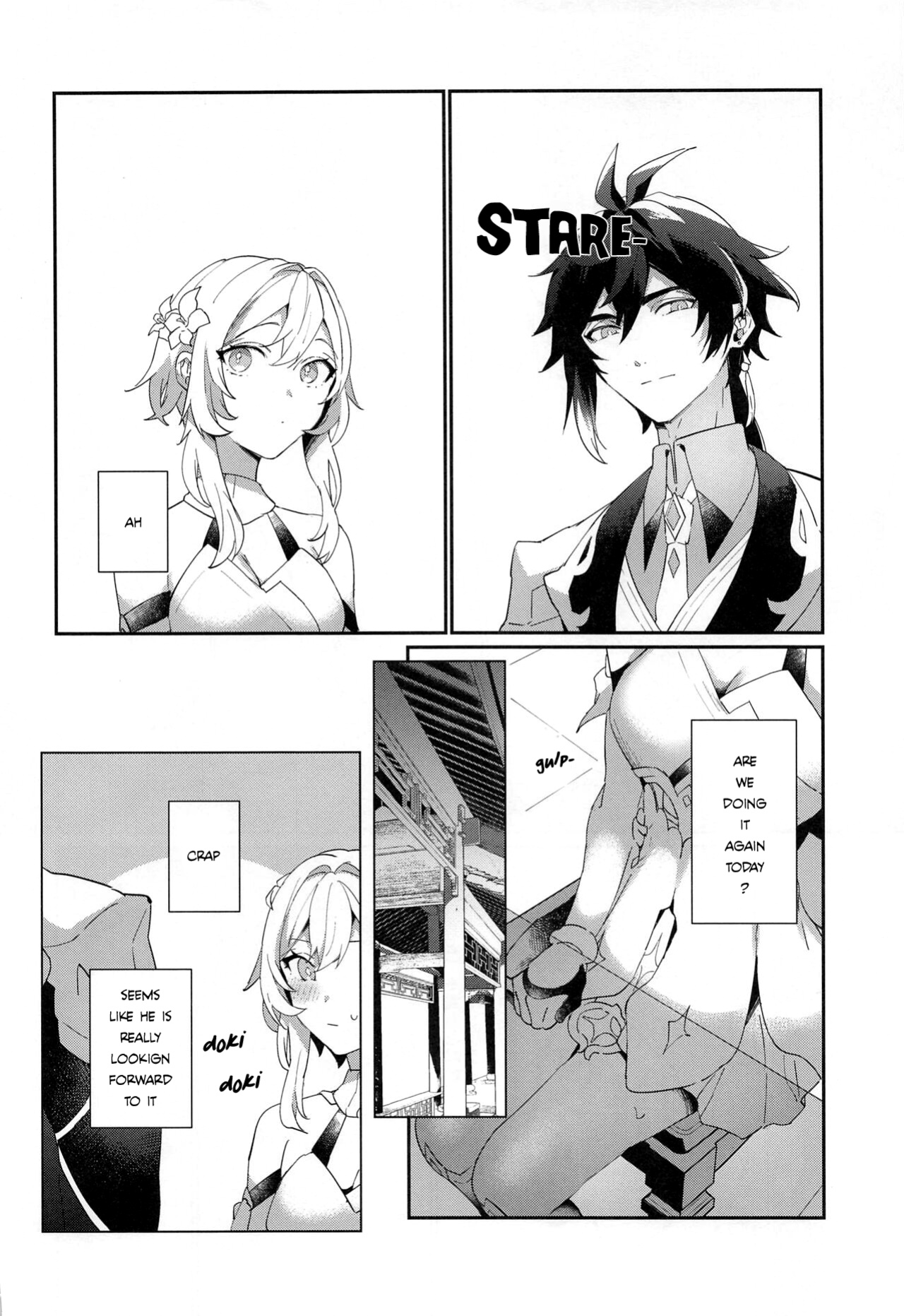 (Kami no Eichi 8) [Kadutikiya (Kaduki)] Renai Shoshinsha Rokusen-nen | To the inexperienced 6000 year old you (Genshin Impact) [Nihility]