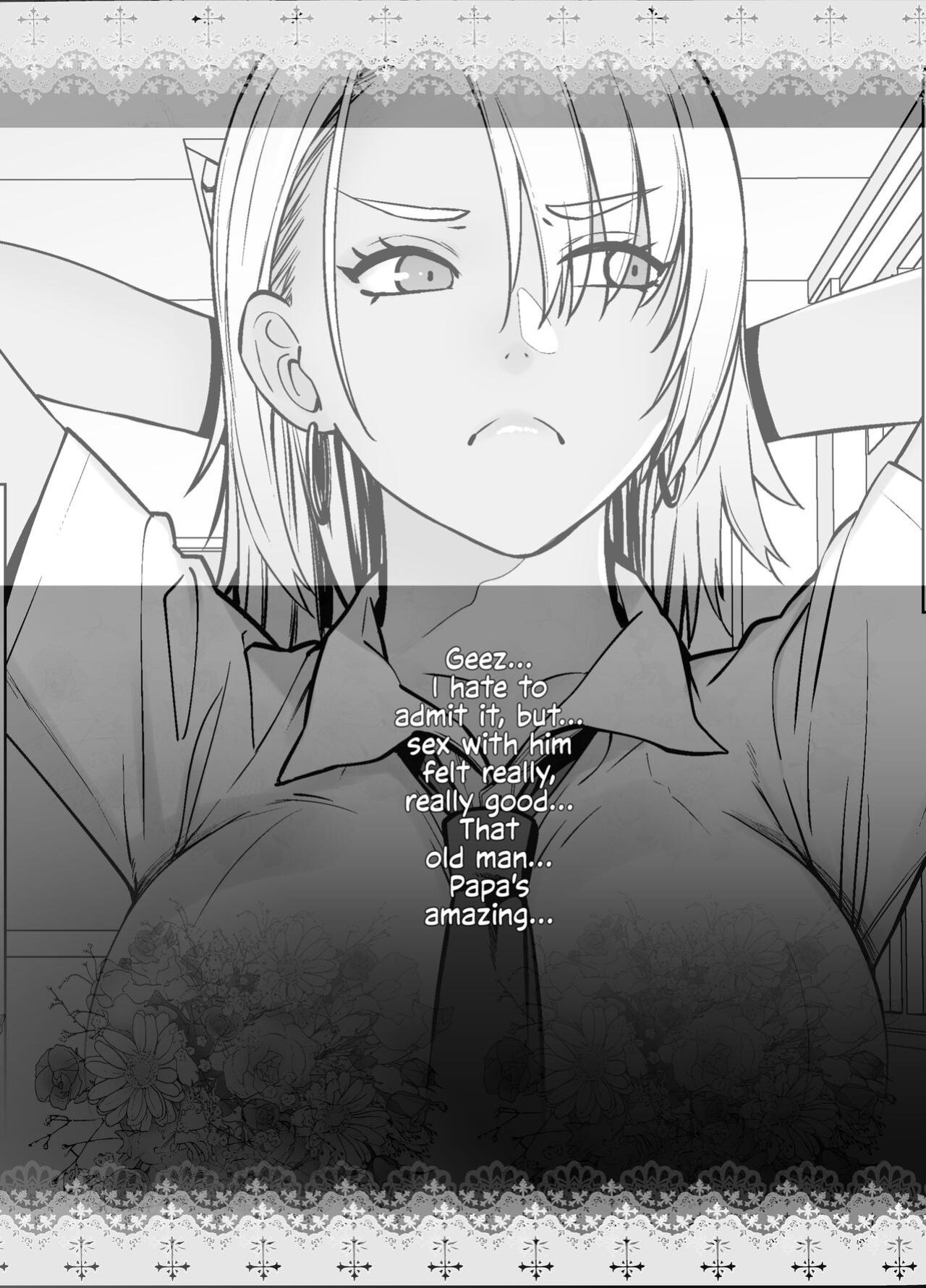 [Kouchaya (Ootsuka Kotora)] Galmusume ga Chichioya tono AijouX | Gyaru Daughter Has Passionate Sex With Her Dad [EHCOVE]
