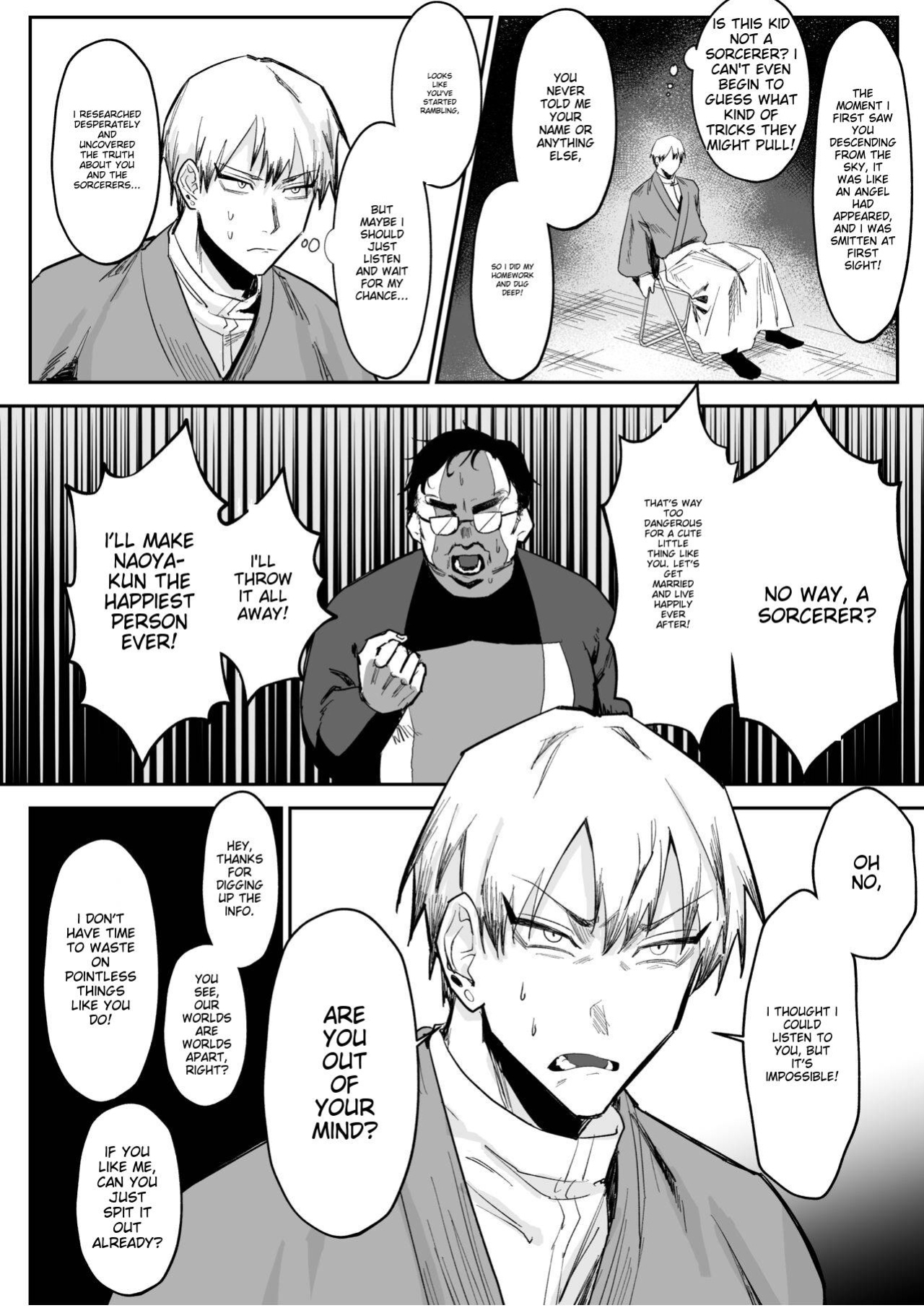 [ZONE Six (Mitsu)] Saimin Ojisan ni Makechau Naoya-kun no Hanashi | Parent who loses to a hypnotist (Jujutsu Kaisen)