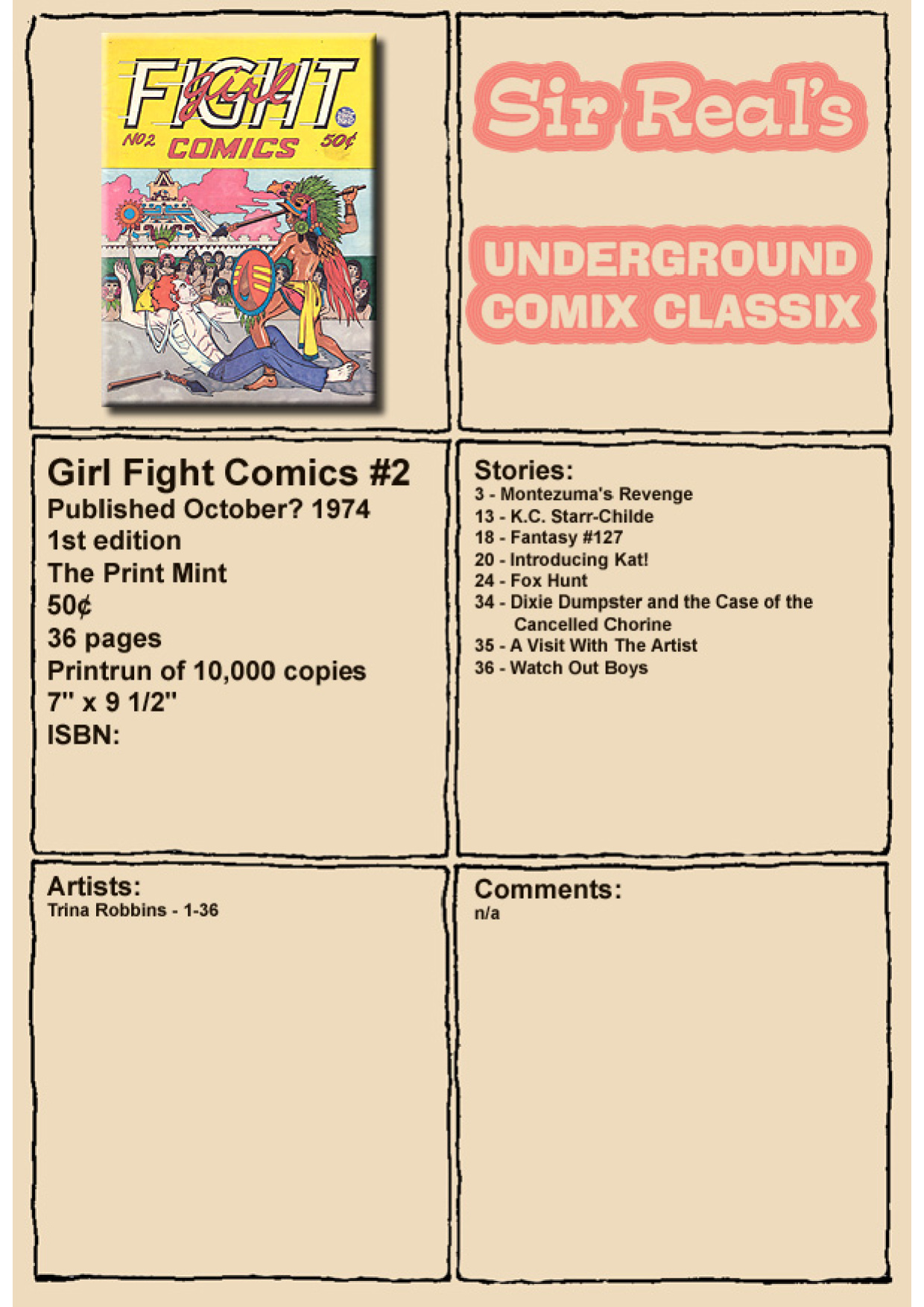 Girl Fight Comics #2