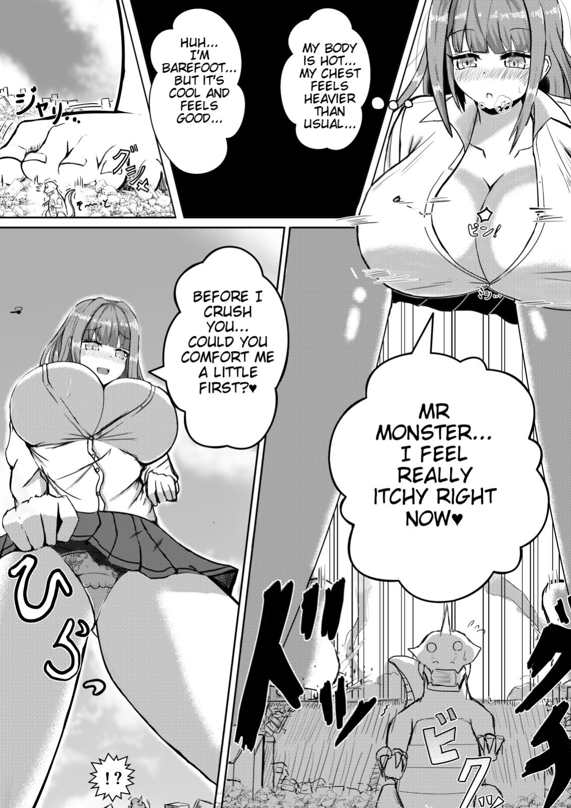 [Potter.L] Hikentai Shoujo to Kaijuu | Test Subject Girl