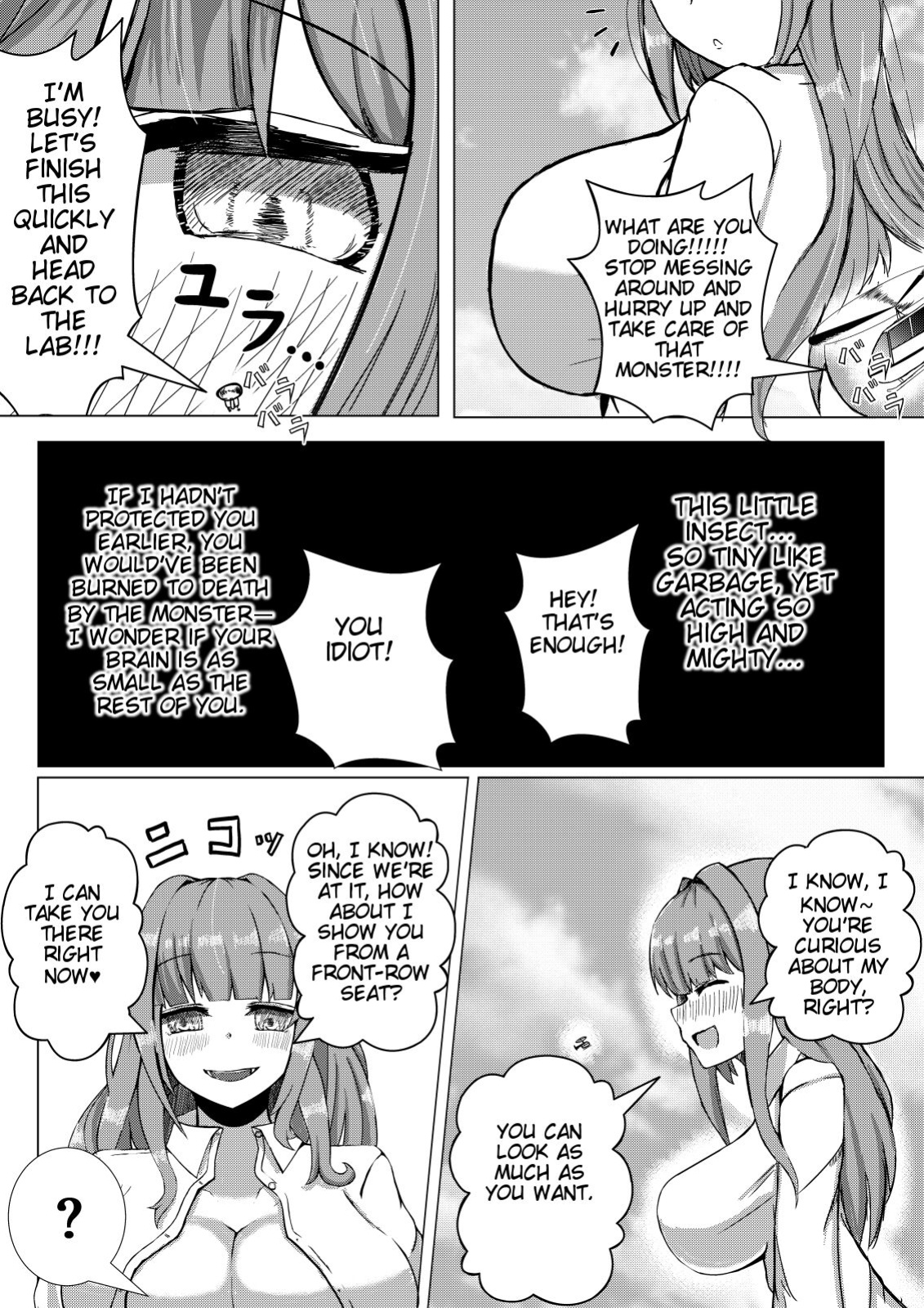 [Potter.L] Hikentai Shoujo to Kaijuu | Test Subject Girl