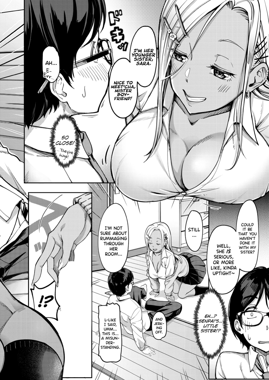 [Misaki Tokinobu] Kanojo no Imouto w Nikushoku kei Gyaru [biribiri]