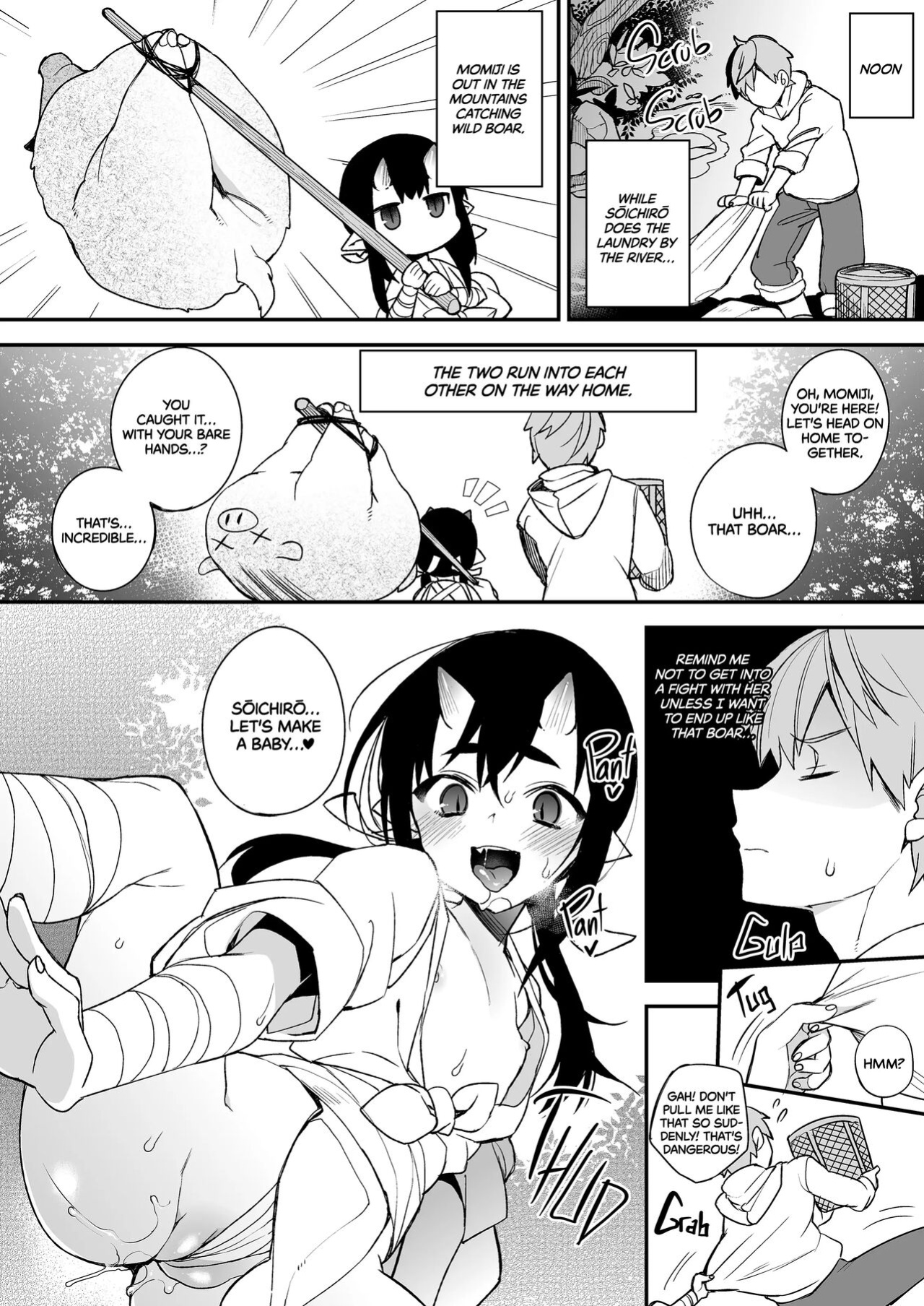 Mating with oni full story