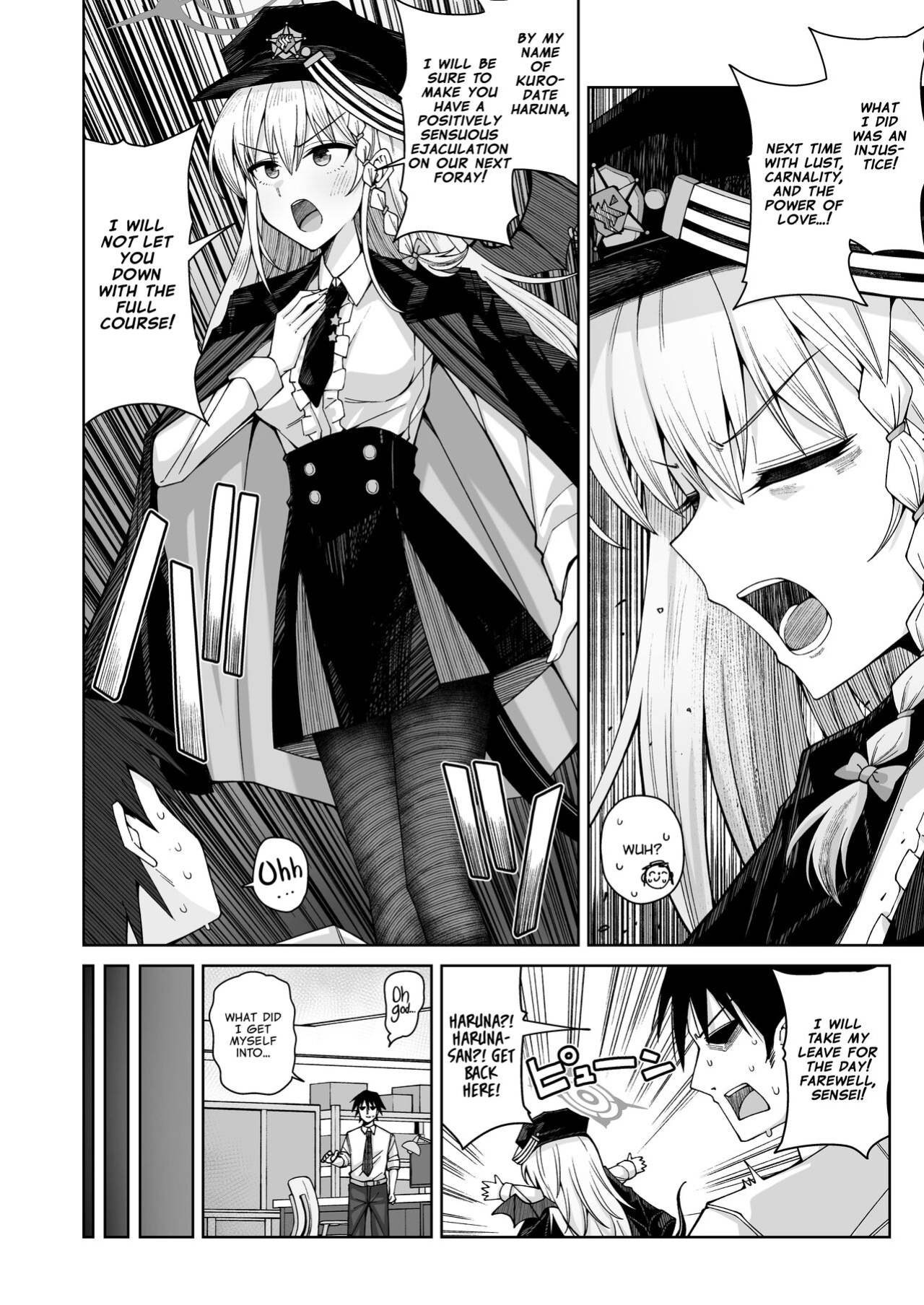 [Gaikotsu no Spare Rib (Kurohagane)] Awaku Koi Nioi, Amaku Ai ni Yoi. | A Waft of Romance, A Draught of Passion. (Hairless Version) (Blue Archive)
