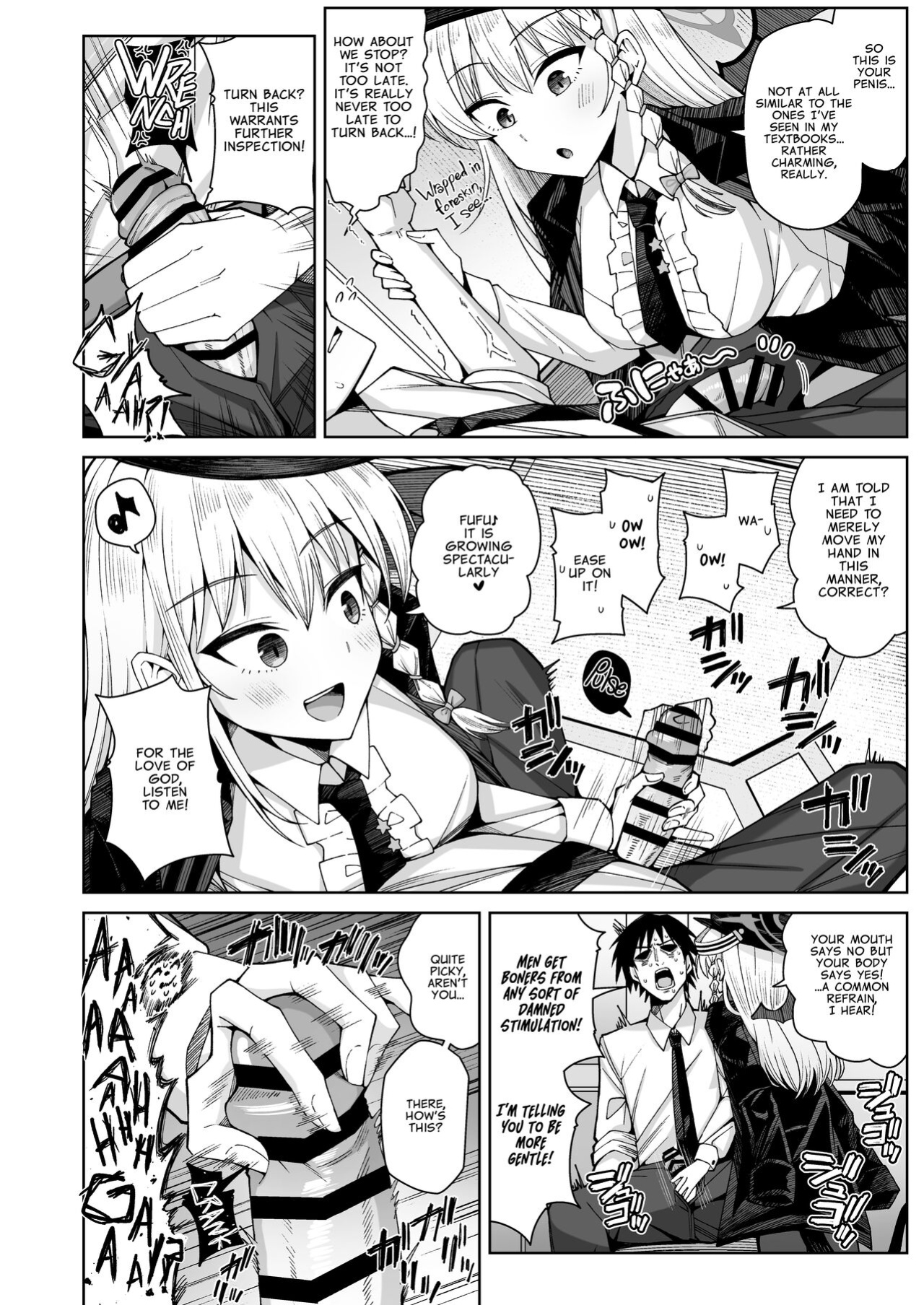 [Gaikotsu no Spare Rib (Kurohagane)] Awaku Koi Nioi, Amaku Ai ni Yoi. | A Waft of Romance, A Draught of Passion. (Blue Archive)