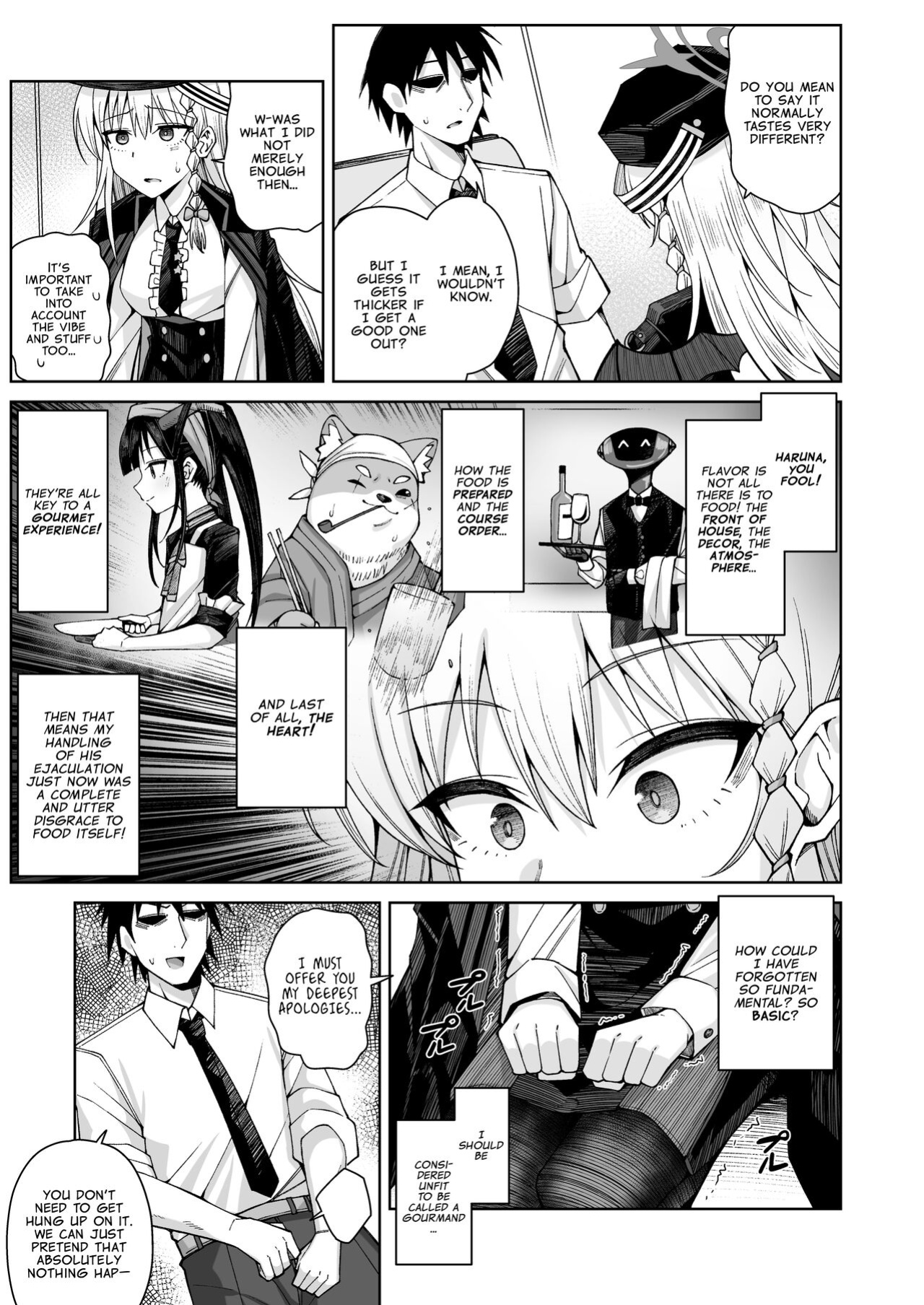[Gaikotsu no Spare Rib (Kurohagane)] Awaku Koi Nioi, Amaku Ai ni Yoi. | A Waft of Romance, A Draught of Passion. (Hairy Version) (Blue Archive)