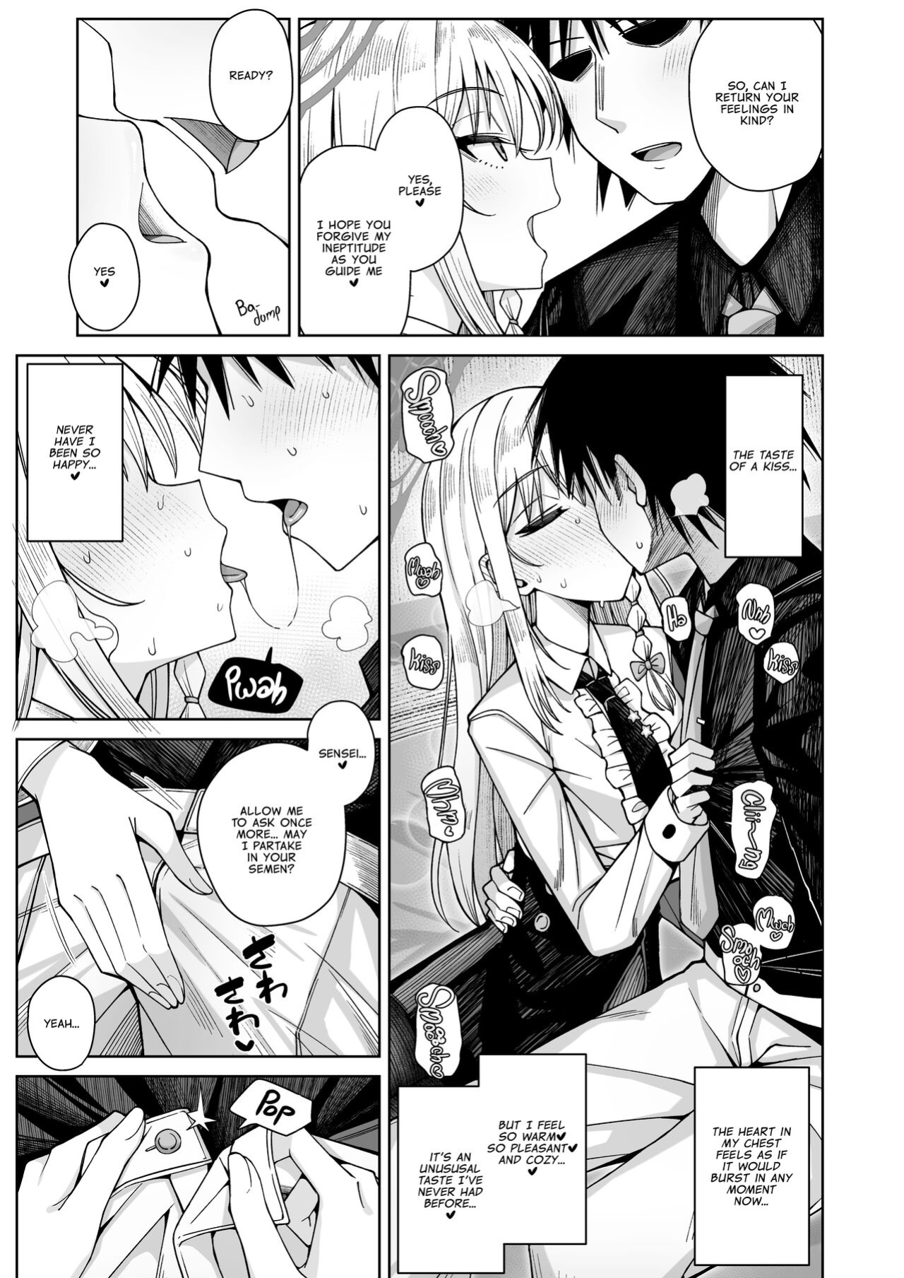 [Gaikotsu no Spare Rib (Kurohagane)] Awaku Koi Nioi, Amaku Ai ni Yoi. | A Waft of Romance, A Draught of Passion. (Hairy Version) (Blue Archive)