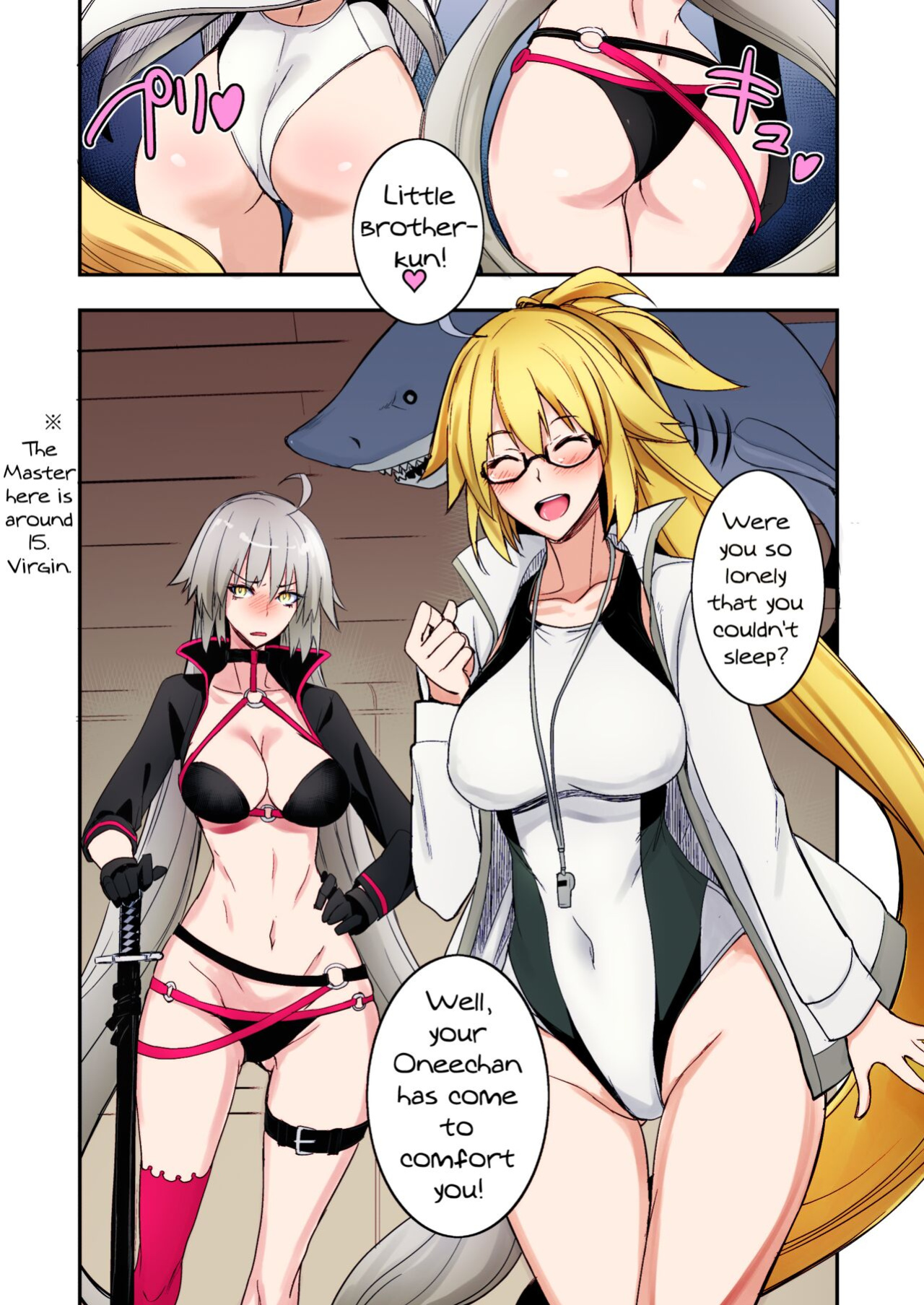 [Majimeya (isao)] W Jeanne vs Master (Fate/Grand Order) [Colorized]