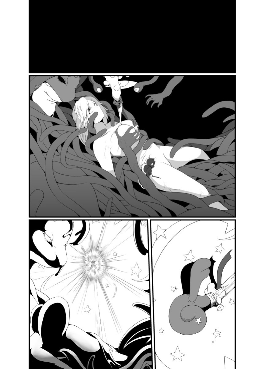 [Hyoui no Jikan (Shimakawa)] Mesugaki Mahou Shoujo wa Daikkirai na Zako Youma ni Karada o Torikomareta node Kankaku Shadan no Mahou o Tsukatte Asa made Taeru | Magical Girl Caught By A Loathsome Monster Uses Sens... [GGY Translations]
