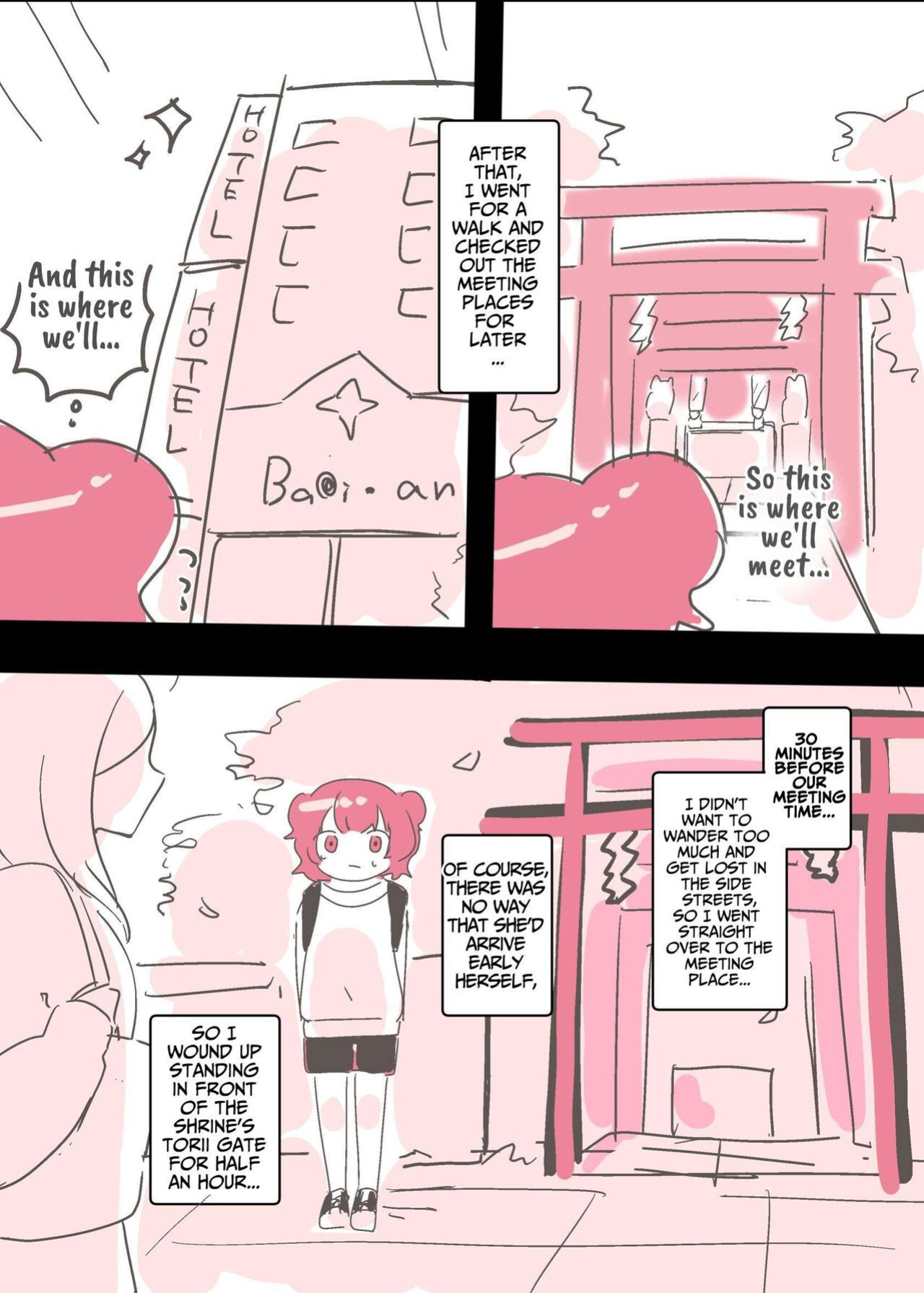 [Amai Shoujo Koubou (Amai Meiden)] Psycho Les Senpai ga 1000-bon Ureta Kinen ni Les Fuuzoku ni Itte Kimashita Repo | Psycho Lesbian Senpai Sold 1000 Copies Memorial Lesbian Brothel Experience Report [Kusanuu]