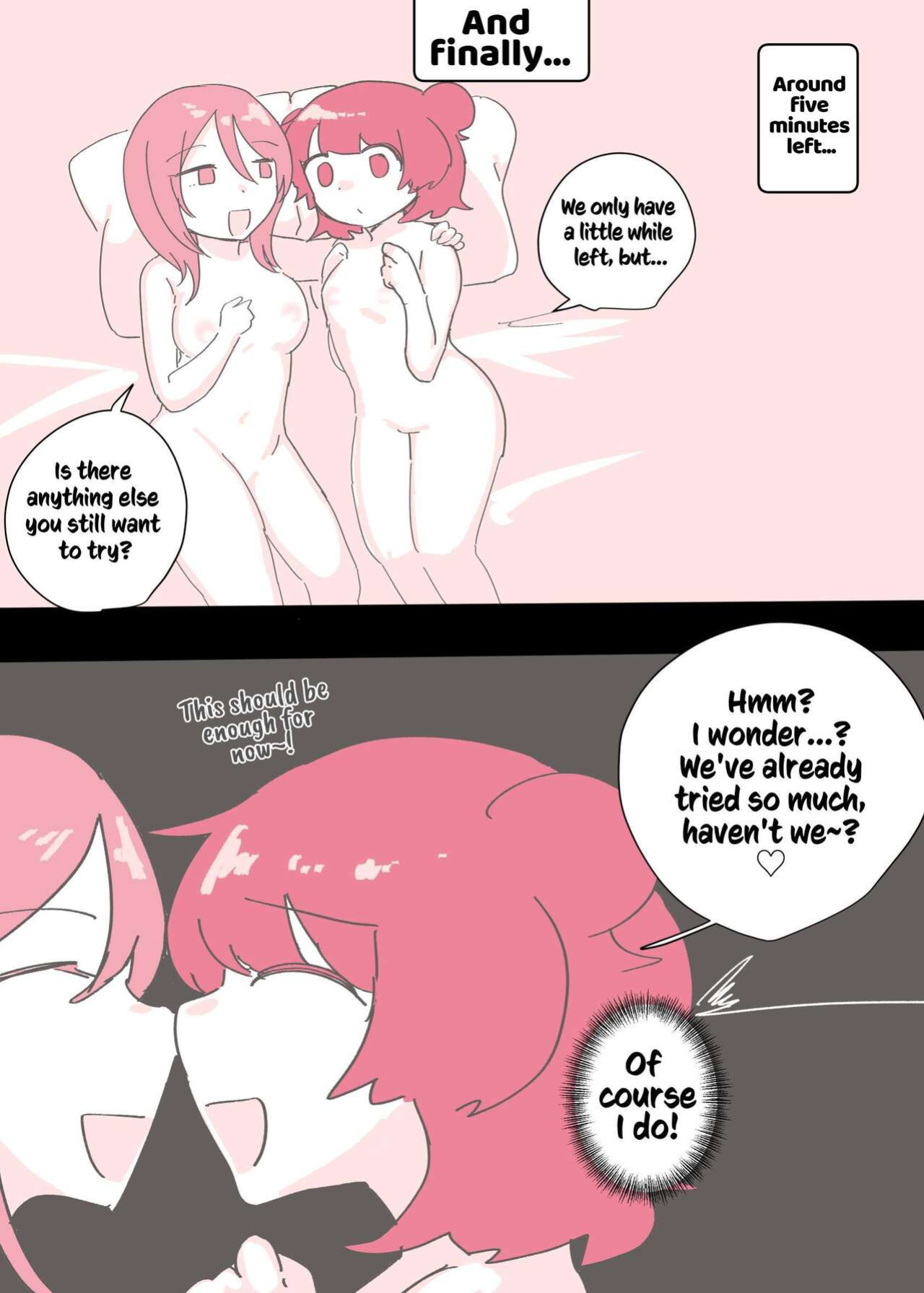 [Amai Shoujo Koubou (Amai Meiden)] Psycho Les Senpai ga 1000-bon Ureta Kinen ni Les Fuuzoku ni Itte Kimashita Repo | Psycho Lesbian Senpai Sold 1000 Copies Memorial Lesbian Brothel Experience Report [Kusanuu]