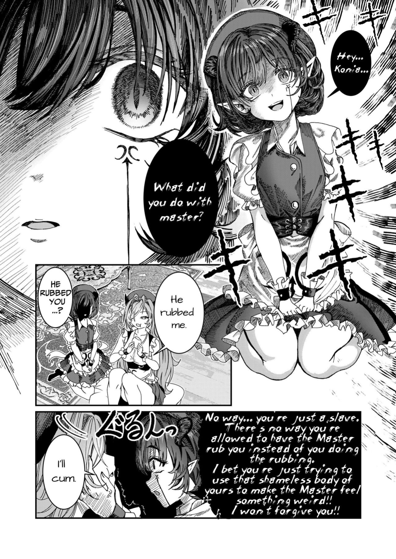 [Nokishita no Nekoya (Alde Hyde)] Dorei o Choukyou shite Harem Tsukuru ~Sodateta Dorei-tachi to Junai Harem H suru made no Hanashi~ "Manga Ban" | Training My Servants To Create A Harem [GGY Translations]