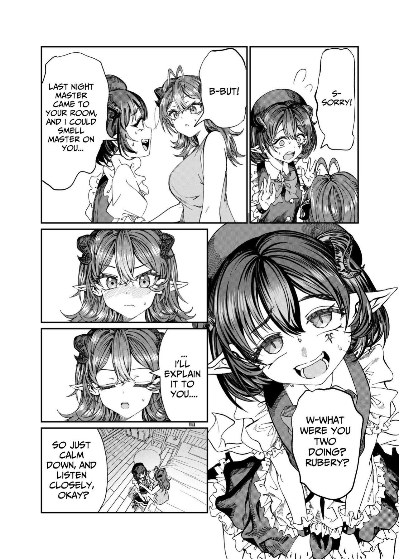 [Nokishita no Nekoya (Alde Hyde)] Dorei o Choukyou shite Harem Tsukuru ~Sodateta Dorei-tachi to Junai Harem H suru made no Hanashi~ "Manga Ban" | Training My Servants To Create A Harem [GGY Translations]