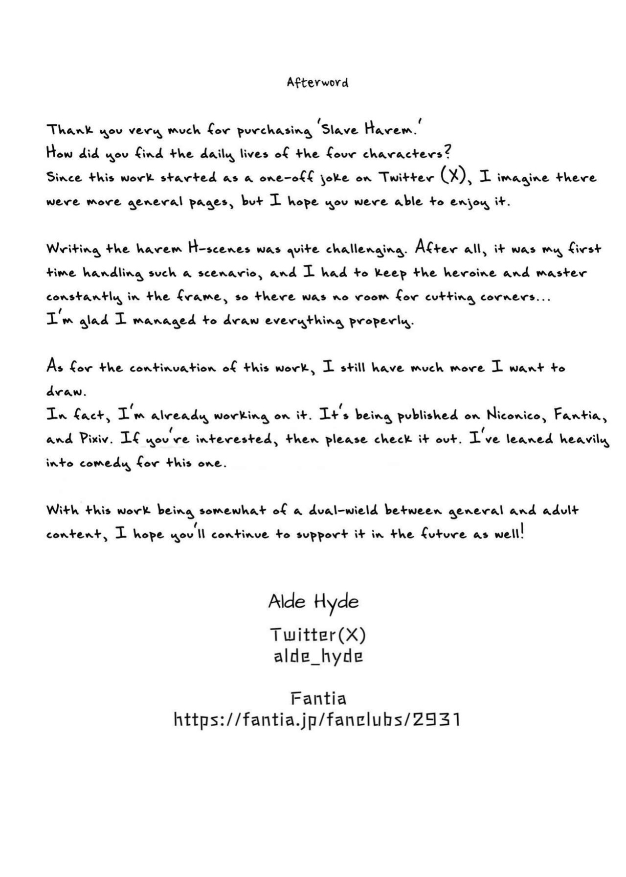 [Nokishita no Nekoya (Alde Hyde)] Dorei o Choukyou shite Harem Tsukuru ~Sodateta Dorei-tachi to Junai Harem H suru made no Hanashi~ "Manga Ban" | Training My Servants To Create A Harem [GGY Translations]