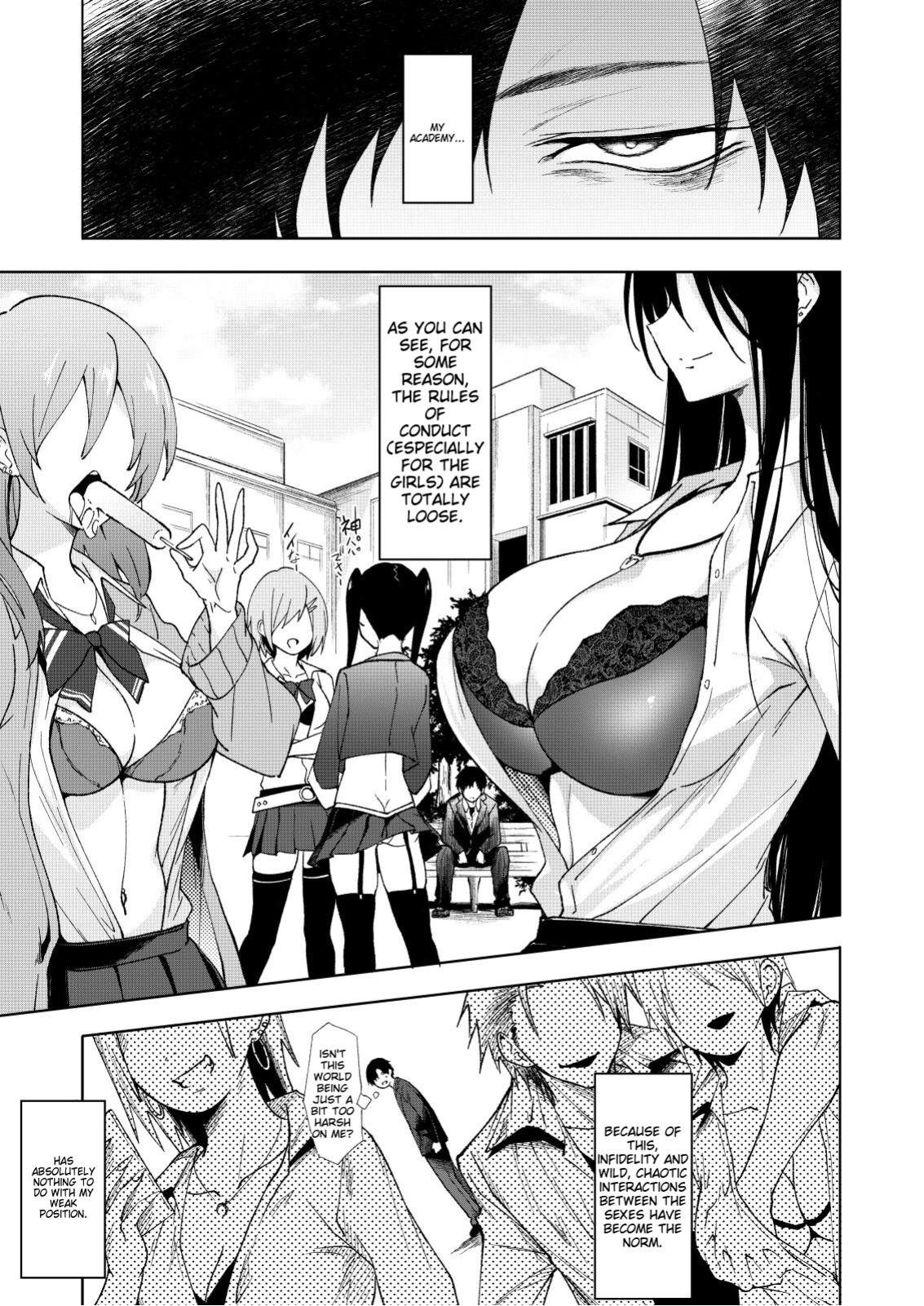 [Alkaloid no Baketu (Mizoguchi Gelatin)] DT ga Dosukebe Gal ni Fella Nuki Sakusei Namahame Sex de Moteasobareru.