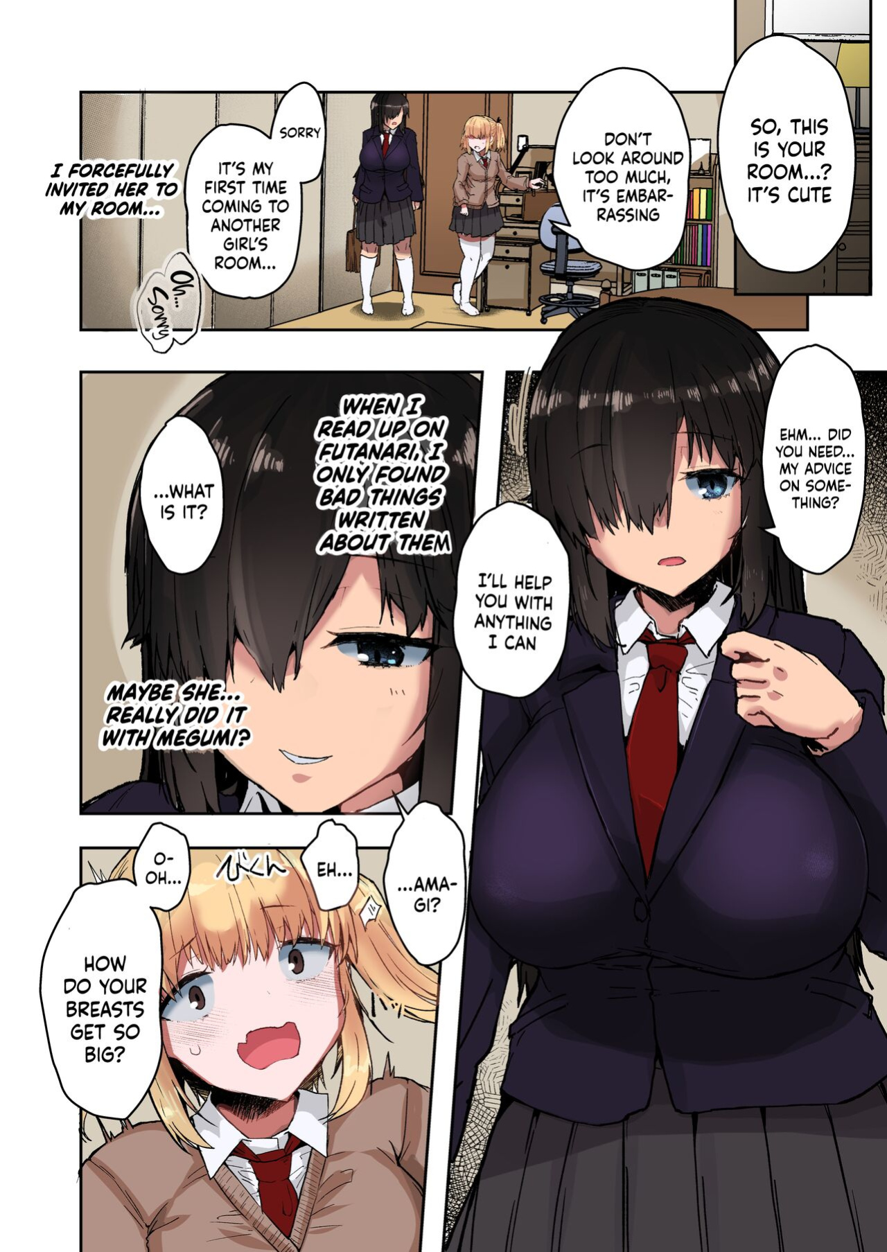 [Contamination (eigetu)] Futa Musume ni Itazura Shicha Ikemasen -Amagi Risa Hen- | Don't Mess With Futa Girls -Amagi Risa Chapter- [Doujins.com] [Colorized]