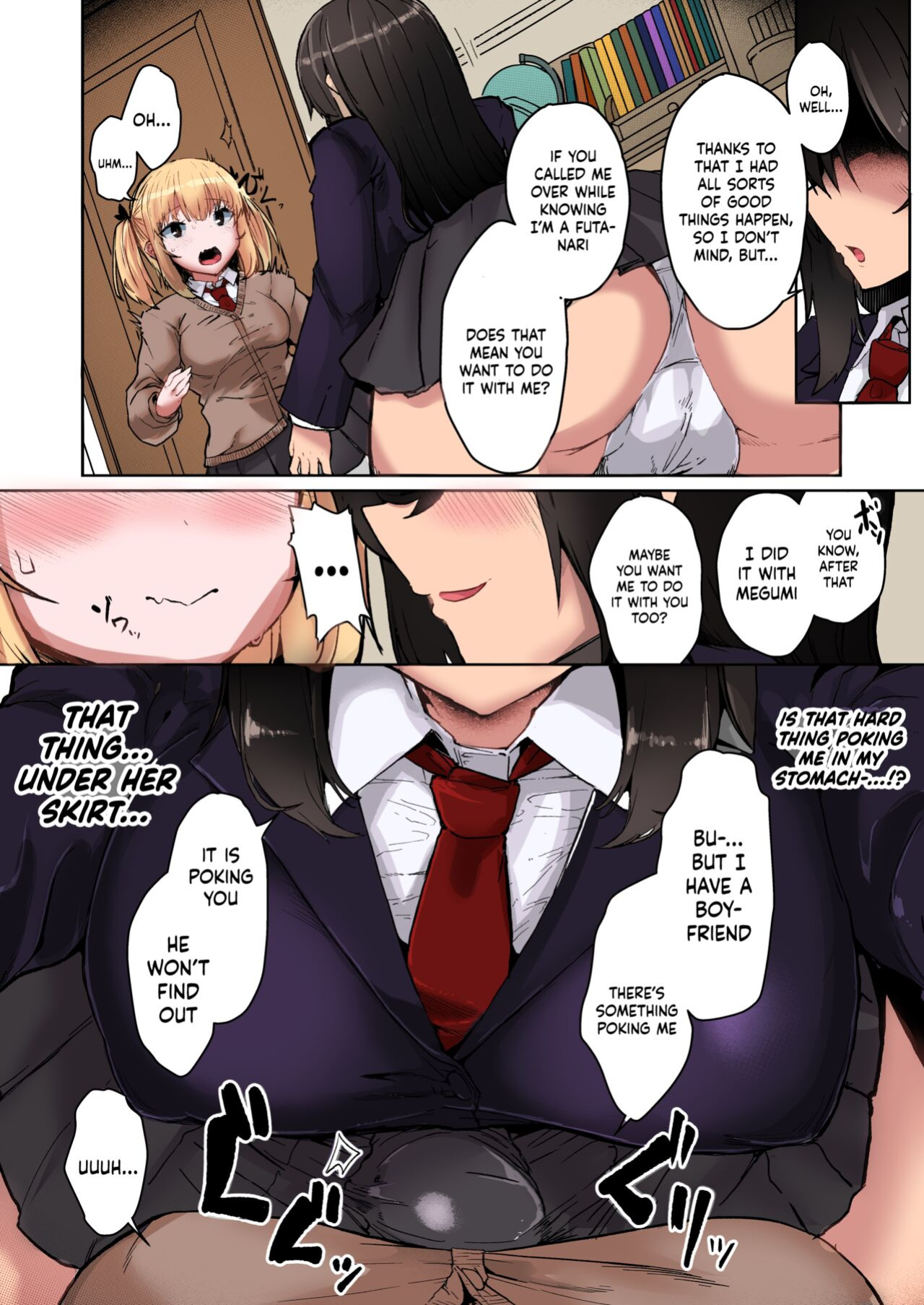 [Contamination (eigetu)] Futa Musume ni Itazura Shicha Ikemasen -Amagi Risa Hen- | Don't Mess With Futa Girls -Amagi Risa Chapter- [Doujins.com] [Colorized]