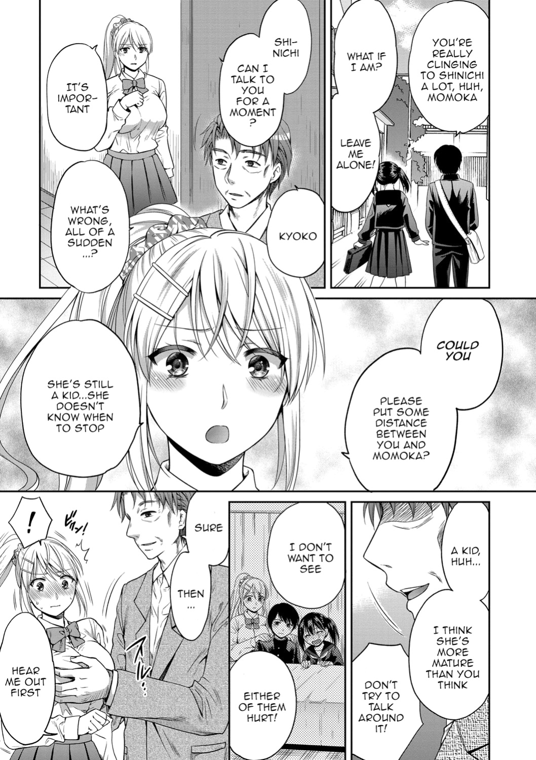 [Harusawa] Nisemono Kazoku - Gifu ni Ochite Iku Musume | Daughter Falling Into Stepfather Ch.1-4