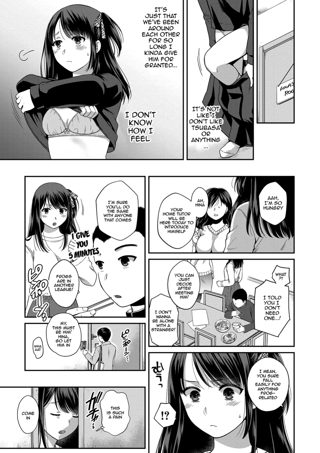 [Harusawa] Nisemono Kazoku - Gifu ni Ochite Iku Musume | Daughter Falling Into Stepfather Ch.1-4