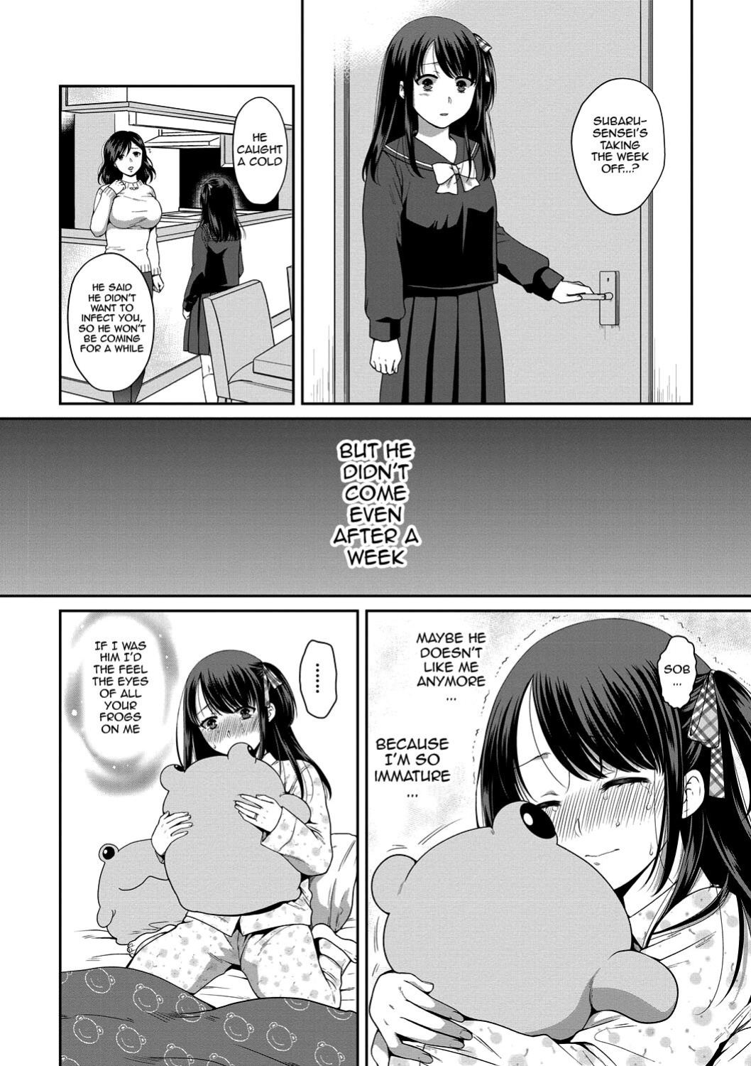 [Harusawa] Nisemono Kazoku - Gifu ni Ochite Iku Musume | Daughter Falling Into Stepfather Ch.1-4