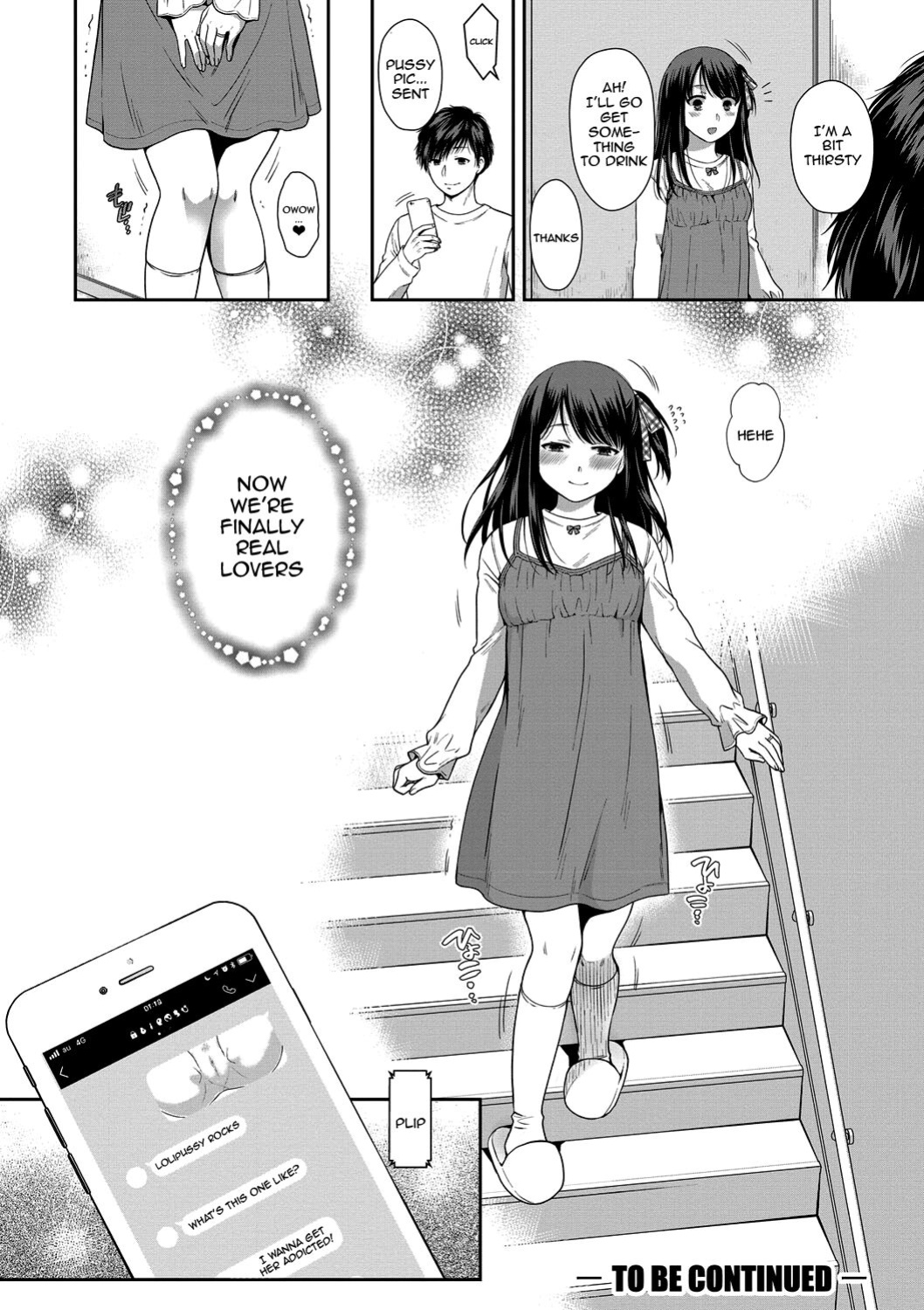 [Harusawa] Nisemono Kazoku - Gifu ni Ochite Iku Musume | Daughter Falling Into Stepfather Ch.1-4