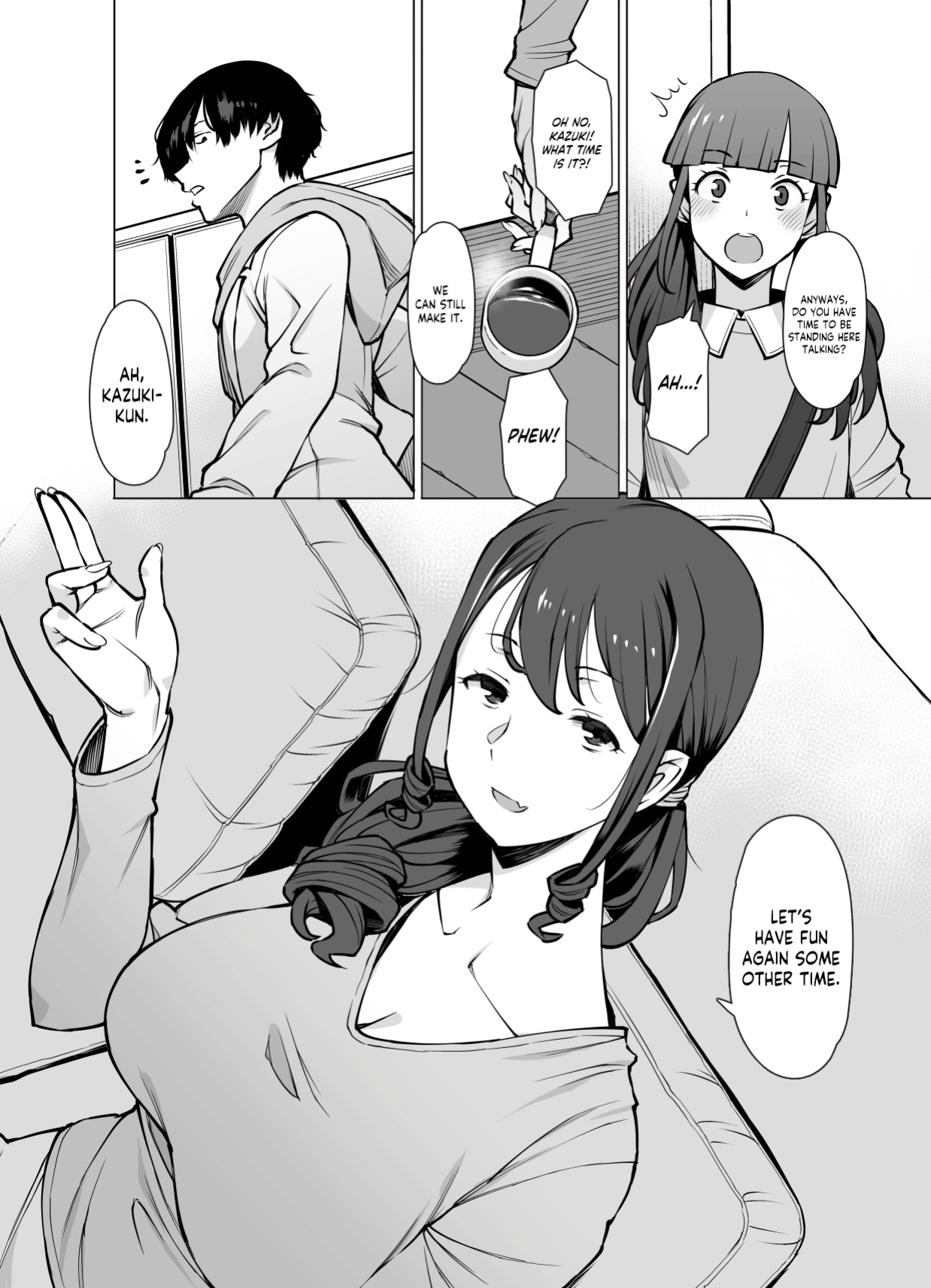 [Oojinushi (Ryuuta)] Yamazaki Makie (3●-sai), Musume no Kareshi to SeFri ni Naru | Yamazaki Makie (3X Years Old), Becoming Fuck Buddies with her Daughter's Boyfriend [Cuddlebuns]