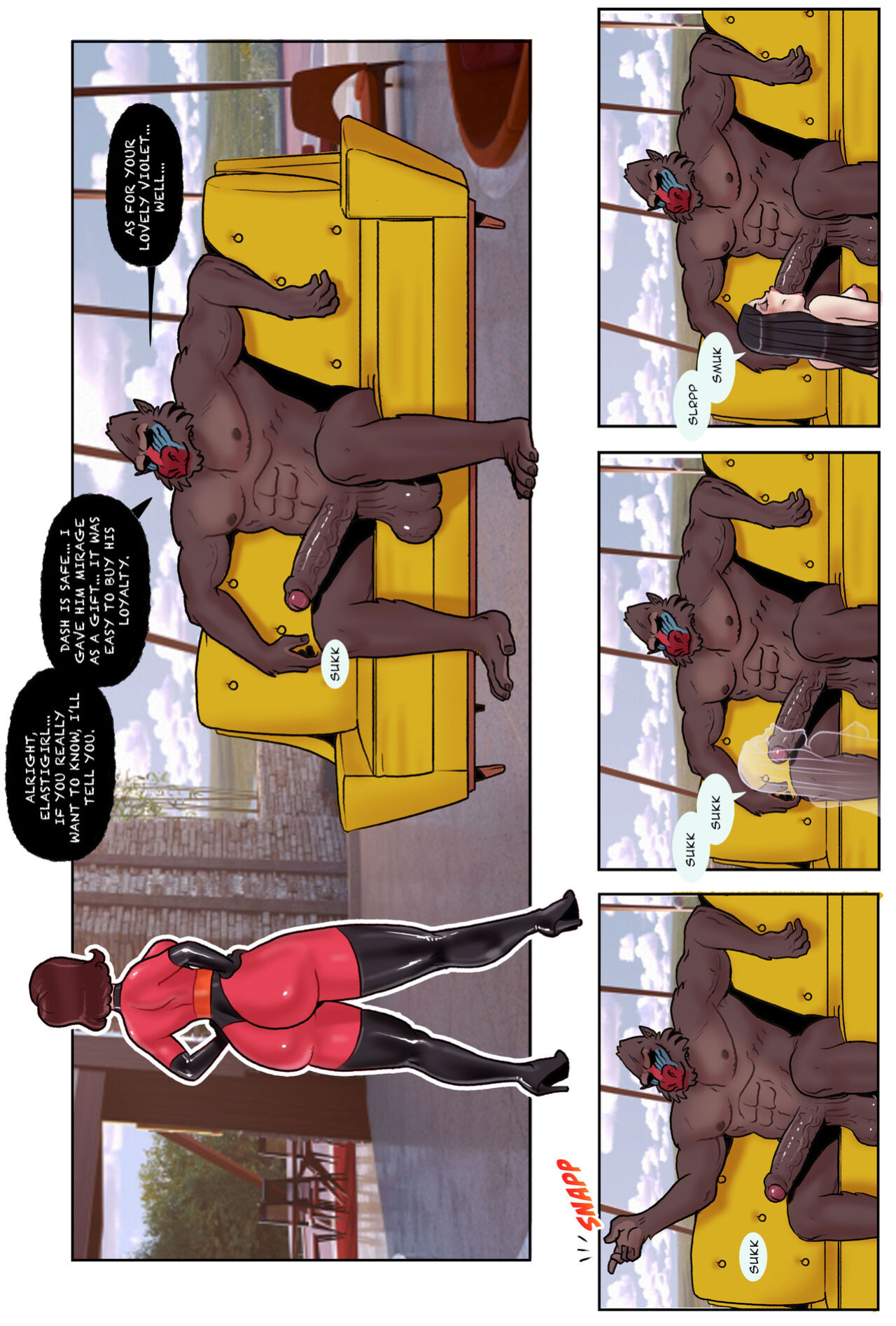 [Pegasus] Mandrill vs Elastigirl
