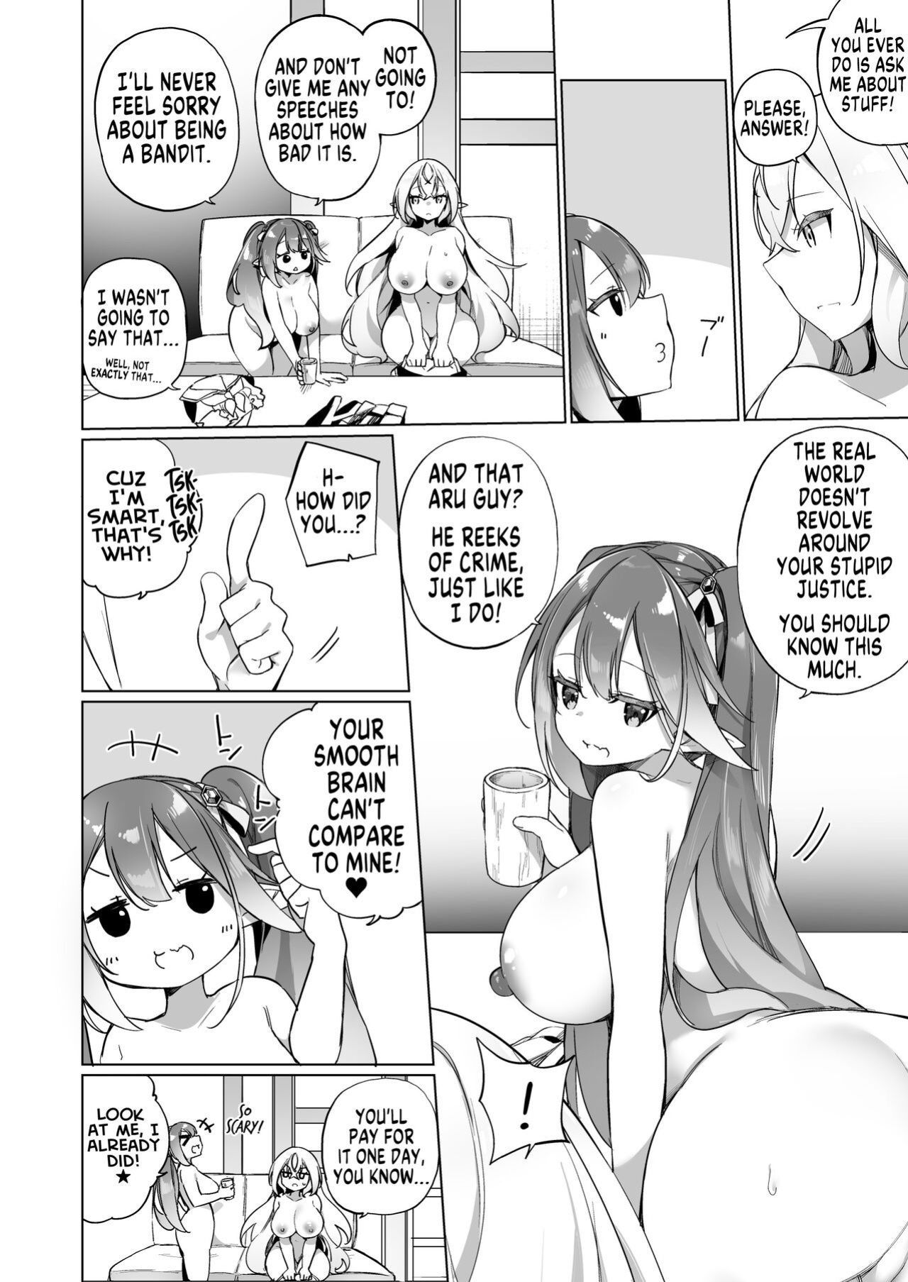 [Slime no Kanmuri (Kanmuri)] Mesugaki Elf ni Natta Don 2 Elf-ka no Kusuri part 3 | A Bandit Chief Who Turned Into a Bratty Elf Girl 2 Elvification Drug part 3 [GTF]
