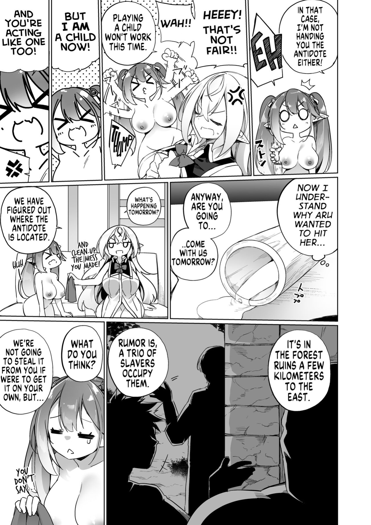 [Slime no Kanmuri (Kanmuri)] Mesugaki Elf ni Natta Don 2 Elf-ka no Kusuri part 3 | A Bandit Chief Who Turned Into a Bratty Elf Girl 2 Elvification Drug part 3 [GTF]
