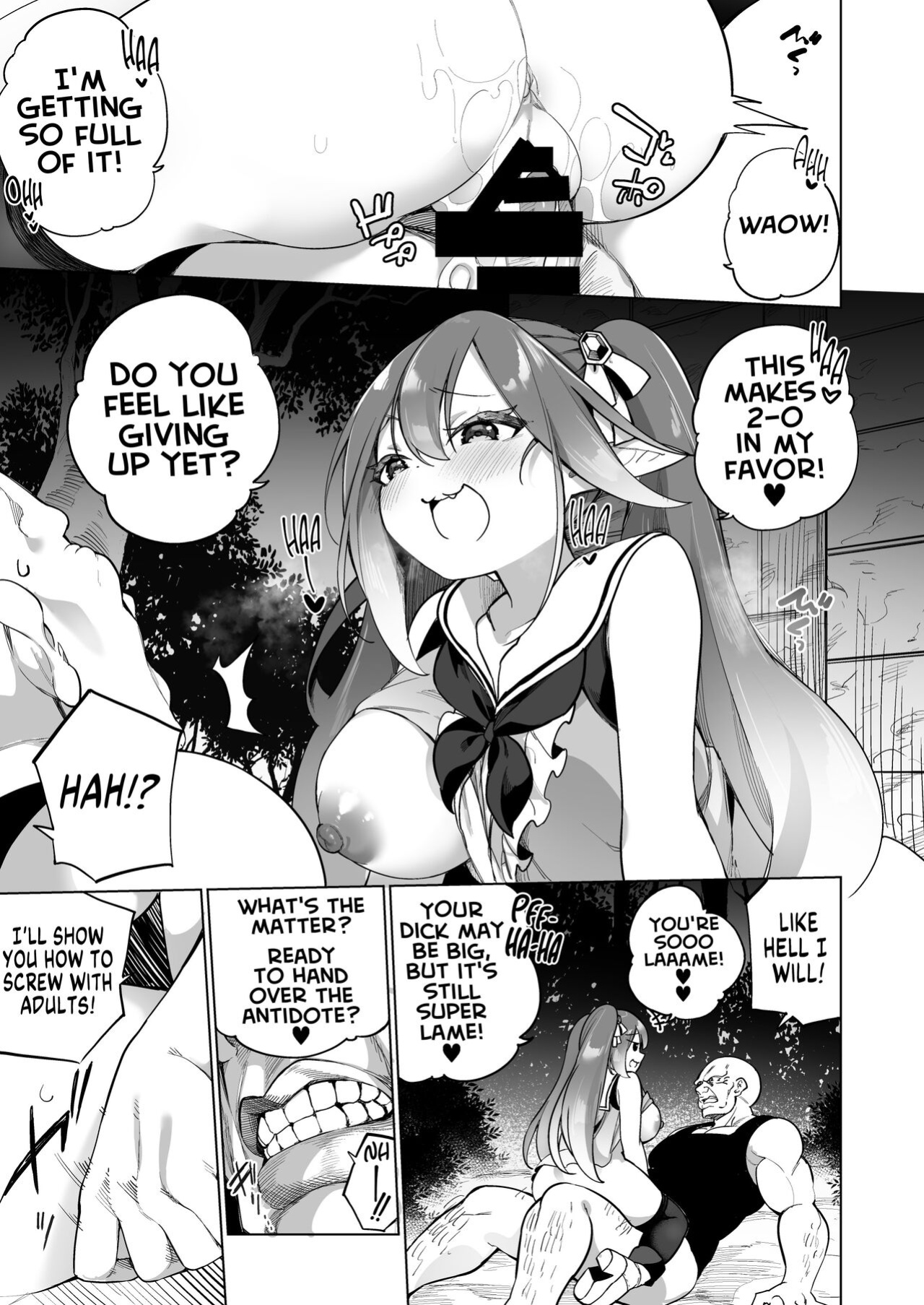 [Slime no Kanmuri (Kanmuri)] Mesugaki Elf ni Natta Don 2 Elf-ka no Kusuri part 3 | A Bandit Chief Who Turned Into a Bratty Elf Girl 2 Elvification Drug part 3 [GTF]