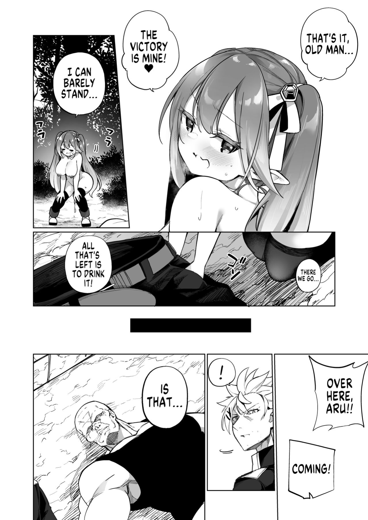 [Slime no Kanmuri (Kanmuri)] Mesugaki Elf ni Natta Don 2 Elf-ka no Kusuri part 3 | A Bandit Chief Who Turned Into a Bratty Elf Girl 2 Elvification Drug part 3 [GTF]