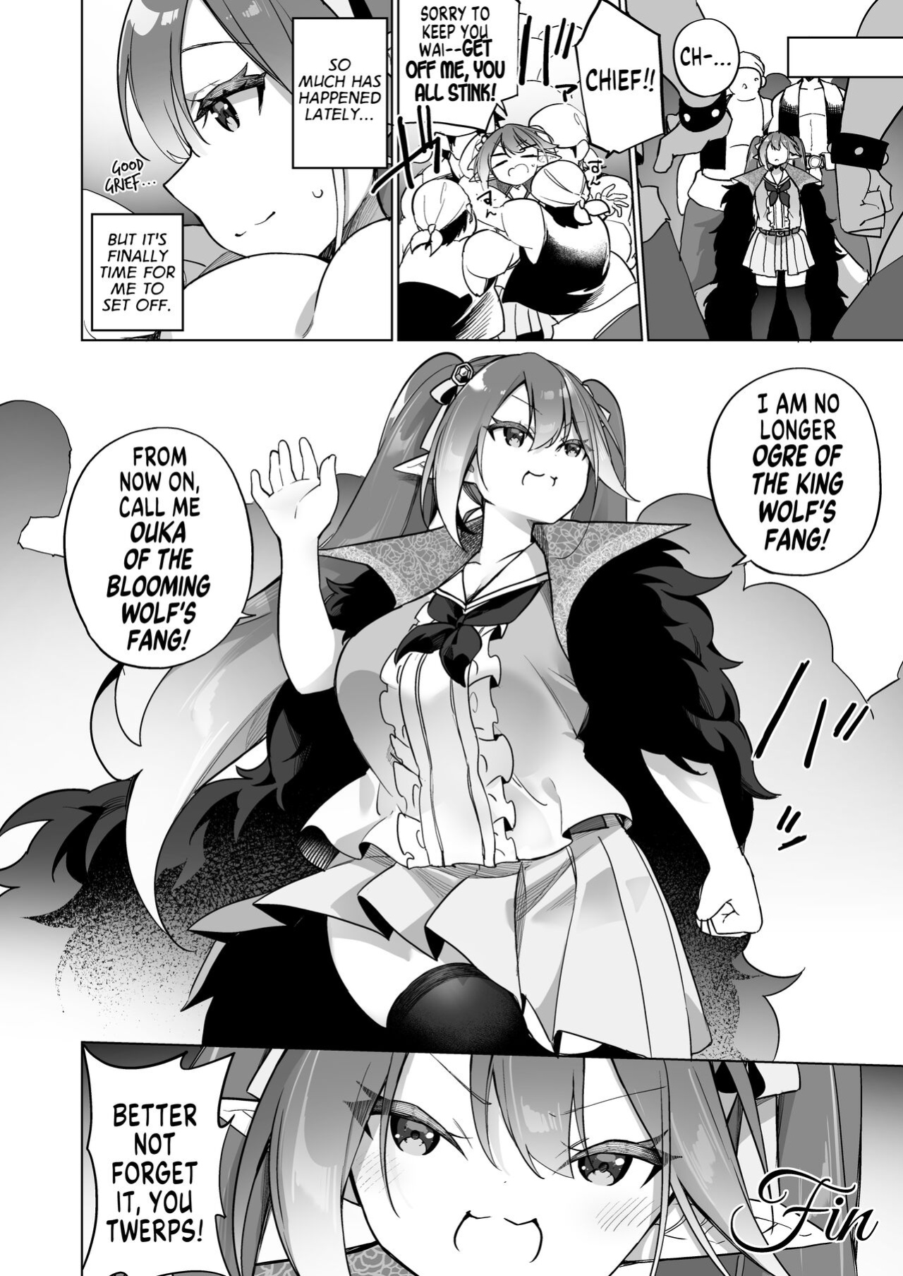 [Slime no Kanmuri (Kanmuri)] Mesugaki Elf ni Natta Don 2 Elf-ka no Kusuri part 3 | A Bandit Chief Who Turned Into a Bratty Elf Girl 2 Elvification Drug part 3 [GTF]
