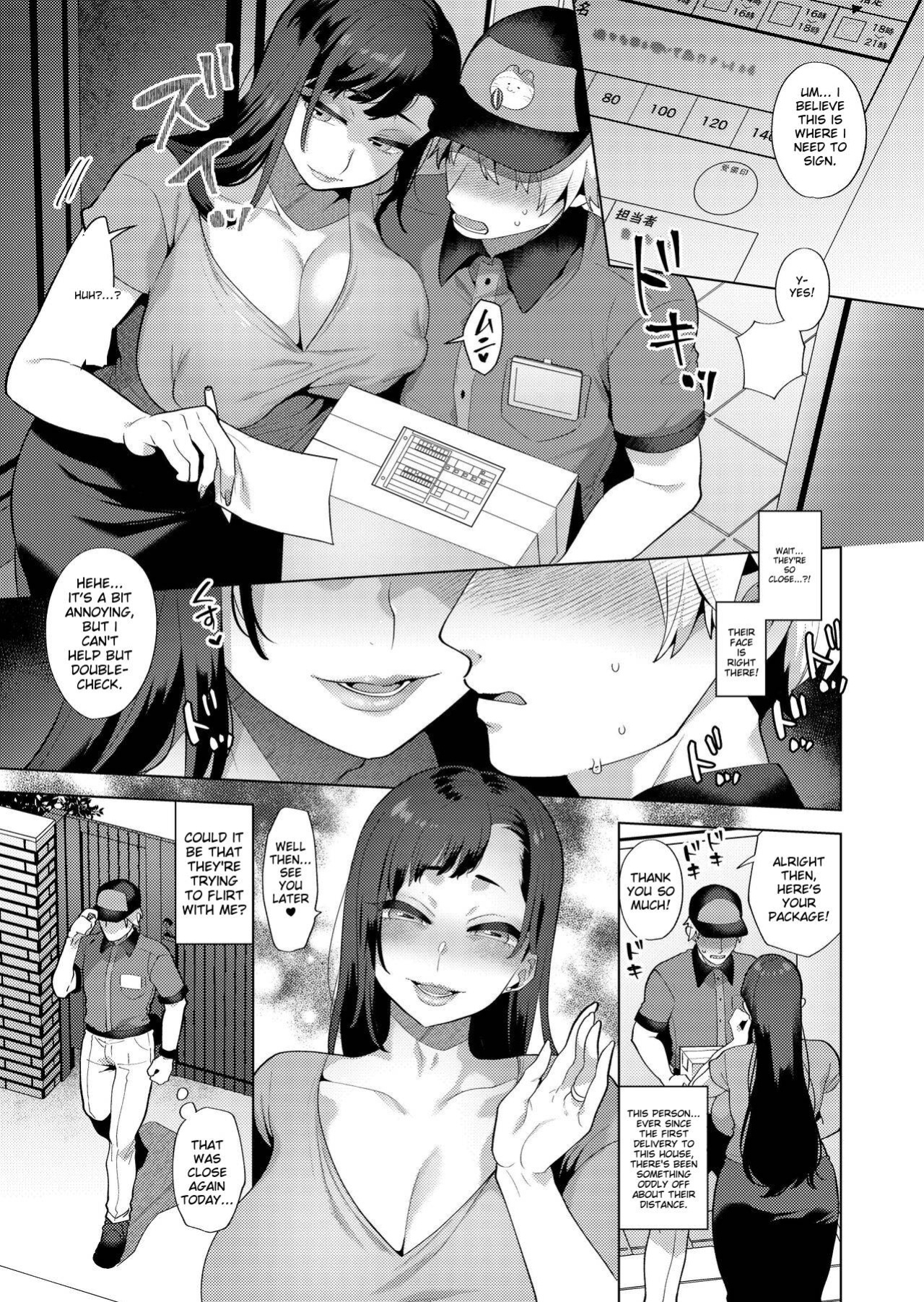 [Granada no Sora (Mogiki Hayami)] Haitatsusaki no Oku-san ga Shemale Succubus Datta Hanashi | The Lady at the Delivery Address... A Tale of a Shemale Succubus