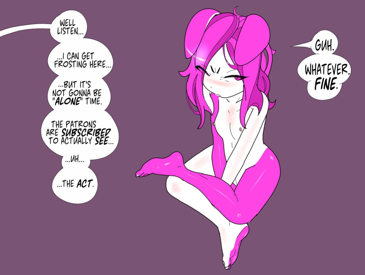 [pawfeather] Razzy a bit upset