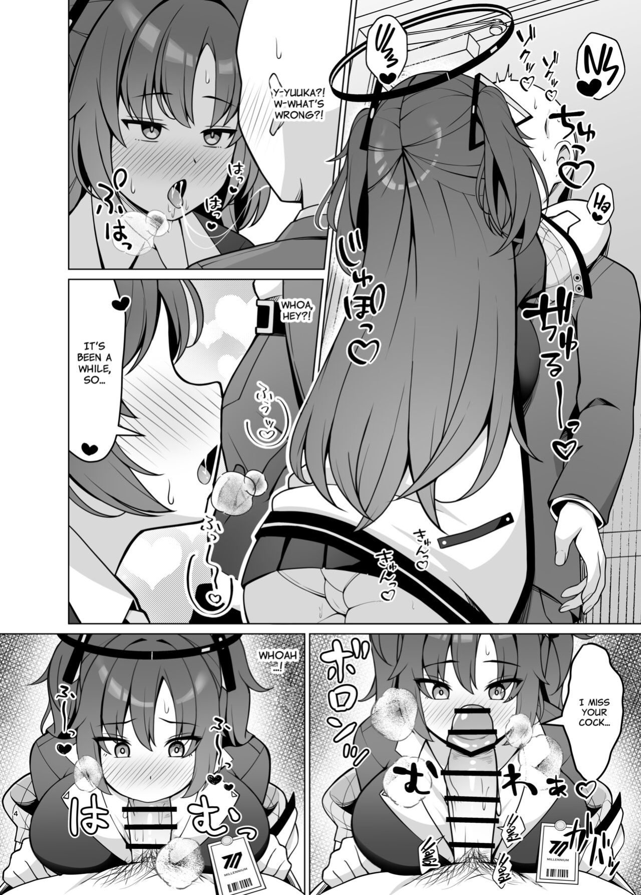 [Nekolovelandou (Nekojima)] Hatsujou Yuuka o Haramaseru Hon | Getting Yuuka pregnant while she's in the mood (Blue Archive) [Project Valvrein]